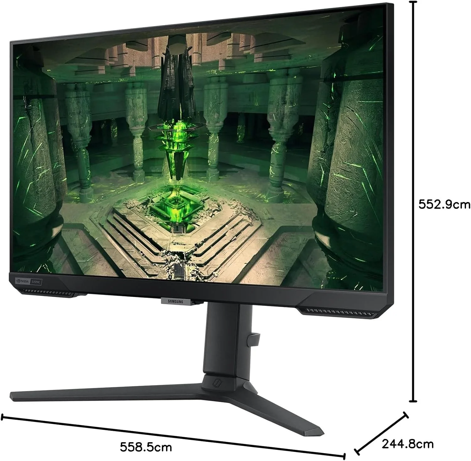 مانیتور گیمینگ 25 اینچی سامسونگ مدل LS25BG400EUX با رزولوشن 1920x1080، نرخ بروزرسانی 240 هرتز، زمان پاسخگویی 1 میلیثانیه، HDR 10، Freesync Premium، G-Sync Compatible و کیفیت Full HD - مشکی مانیتور گیمینگ 25 اینچی سامسونگ مدل LS25BG400EUX با رزولوشن 1920x1080، نرخ بروزرسانی 240 هرتز، زمان پاسخگویی 1 میلیثانیه، HDR 10، Freesync Premium، G-Sync Compatible و کیفیت Full HD - مشکی