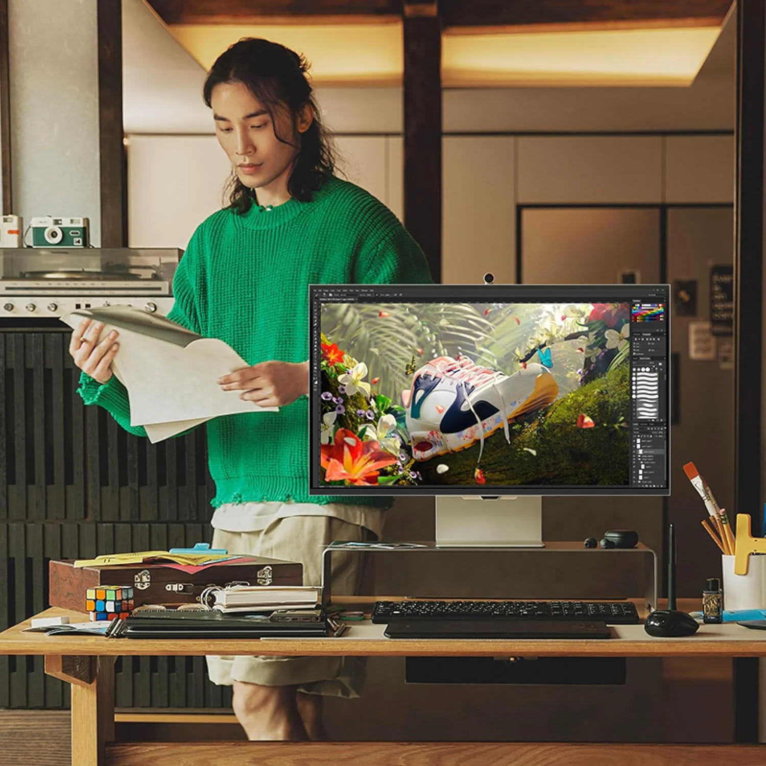مانیتور کامپیوتر 27 اینچی سامسونگ ViewFinity S9 Series 5K، Thunderbolt 4، DisplayPort، صفحه نمایش مات، دوربین 4K Slimfit، طراحی فلزی باریک، AirPlay، برنامه های Smart-TV، Gaming Hub، LS27C900PANXZA، 2023 مانیتور کامپیوتر 27 اینچی سامسونگ ViewFinity S9 Series 5K، Thunderbolt 4، DisplayPort، صفحه نمایش مات، دوربین 4K Slimfit، طراحی فلزی باریک، AirPlay، برنامه های Smart-TV، Gaming Hub، LS27C900PANXZA، 2023