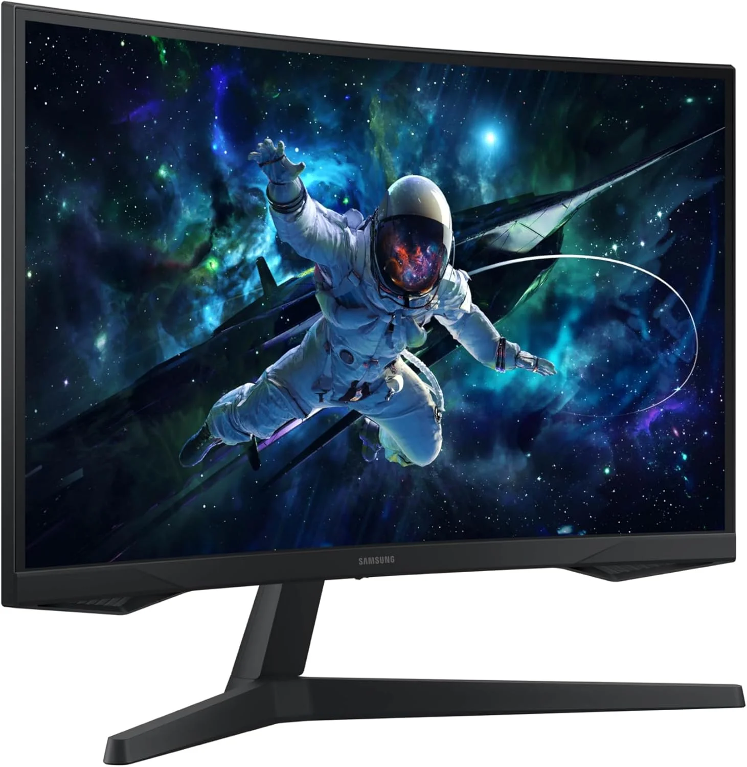 مانیتور گیمینگ خمیده 32 اینچی سامسونگ Odyssey G55C سری QHD، زمان پاسخگویی 1 میلیثانیه (MPRT)، HDR10، نرخ تازهسازی 165 هرتز، AMD Radeon FreeSync، محافظت از چشم، LS32CG550ENXZA، مدل 2024 مانیتور گیمینگ خمیده 32 اینچی سامسونگ Odyssey G55C سری QHD، زمان پاسخگویی 1 میلیثانیه (MPRT)، HDR10، نرخ تازهسازی 165 هرتز، AMD Radeon FreeSync، محافظت از چشم، LS32CG550ENXZA، مدل 2024