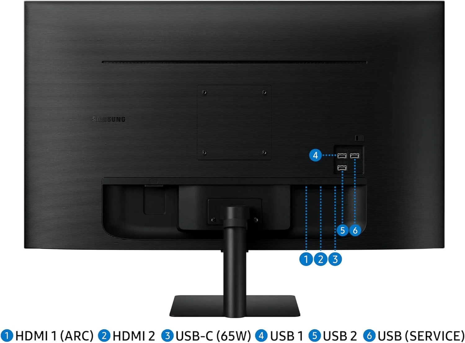 مانیتور هوشمند 32 اینچ 4K Ultra HD HDR10 سامسونگ LS32DM700UUXXU با اسپیکر - 3840x2160، USB-C، HDMI، WiFi، بلوتوث، Smart Hub برای پخش جریانی تلویزیون، برنامه های Catch Up و Gaming Hub مانیتور هوشمند 32 اینچ 4K Ultra HD HDR10 سامسونگ LS32DM700UUXXU با اسپیکر - 3840x2160، USB-C، HDMI، WiFi، بلوتوث، Smart Hub برای پخش جریانی تلویزیون، برنامه های Catch Up و Gaming Hub