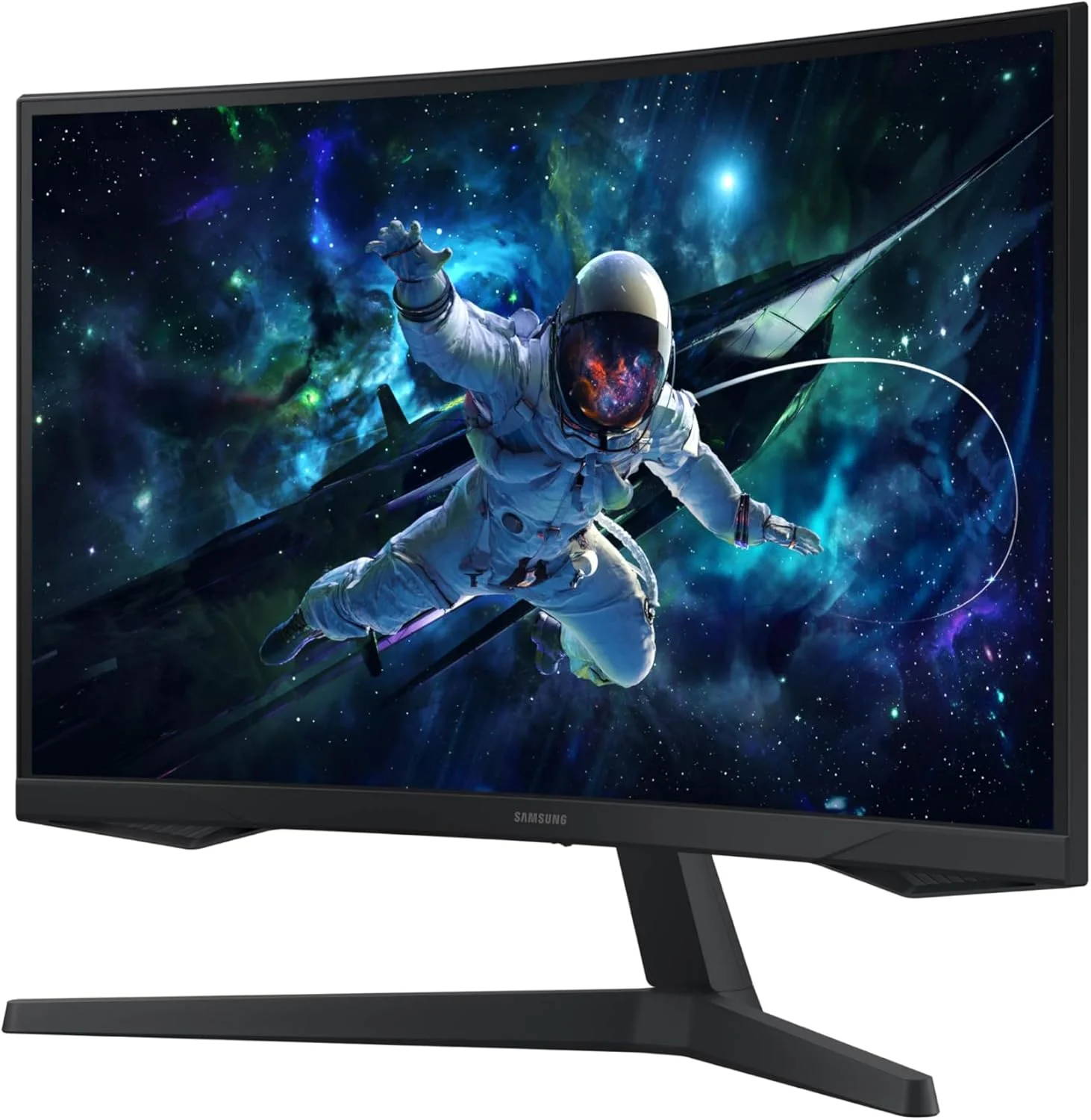 مانیتور گیمینگ خمیده 32 اینچی سامسونگ Odyssey G55C سری QHD، زمان پاسخگویی 1 میلیثانیه (MPRT)، HDR10، نرخ تازهسازی 165 هرتز، AMD Radeon FreeSync، محافظت از چشم، LS32CG550ENXZA، مدل 2024 مانیتور گیمینگ خمیده 32 اینچی سامسونگ Odyssey G55C سری QHD، زمان پاسخگویی 1 میلیثانیه (MPRT)، HDR10، نرخ تازهسازی 165 هرتز، AMD Radeon FreeSync، محافظت از چشم، LS32CG550ENXZA، مدل 2024