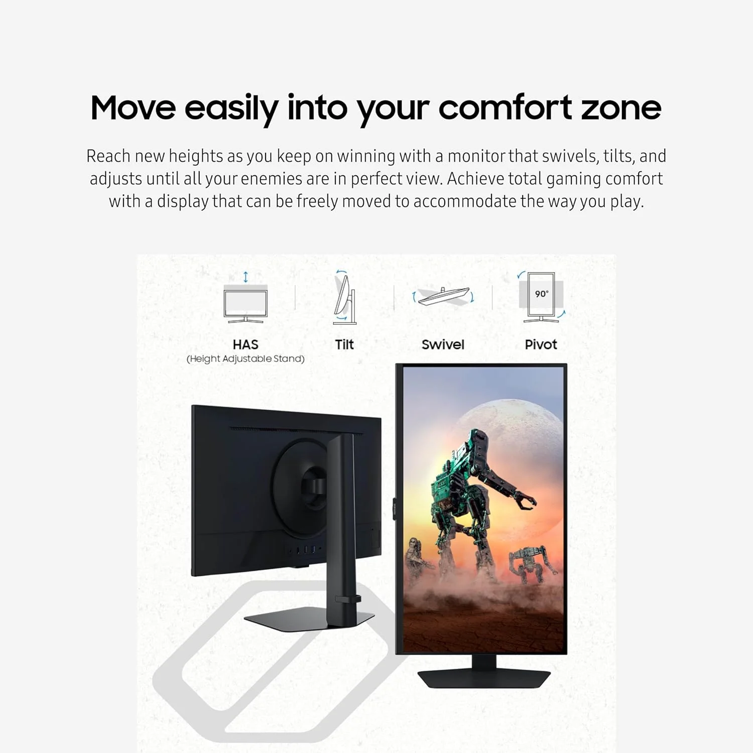 مانیتور گیمینگ 32 اینچی سامسونگ Odyssey G50D Series QHD Fast IPS، 1ms، VESA DisplayHDR 400، 180Hz، AMD FreeSync، پایه قابل تنظیم، حالت Eye Saver، LS32DG502ENXZA، 2024 مانیتور گیمینگ 32 اینچی سامسونگ Odyssey G50D Series QHD Fast IPS، 1ms، VESA DisplayHDR 400، 180Hz، AMD FreeSync، پایه قابل تنظیم، حالت Eye Saver، LS32DG502ENXZA، 2024