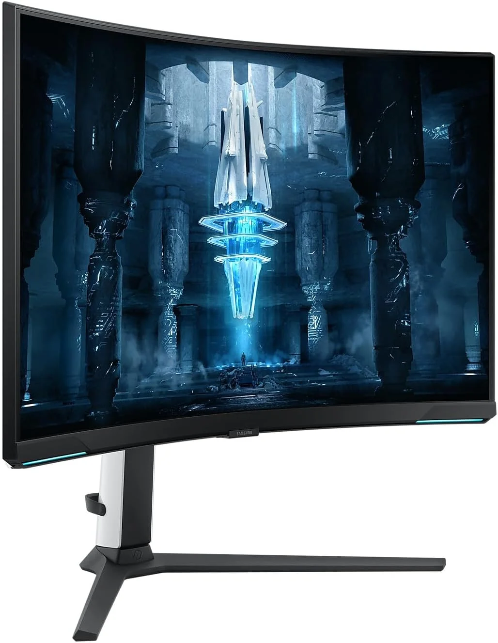مانیتور گیمینگ سامسونگ Odyssey Neo G8 مدل S32BG850 سایز 32 اینچ، رزولوشن 3840x2160، نرخ بروزرسانی 240 هرتز و کنتراست 1000000:1