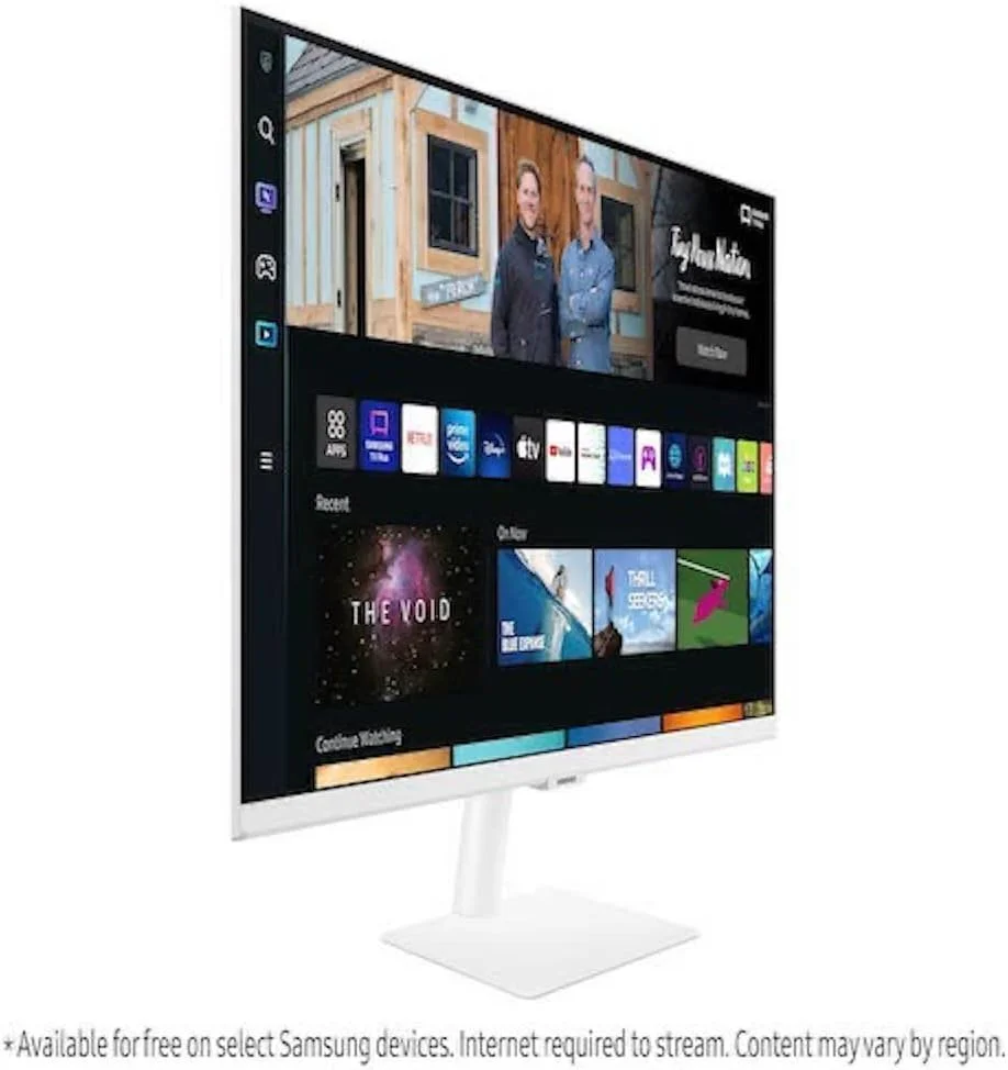 مانیتور هوشمند 27 اینچی سامسونگ مدل LS27BM501EUXXU با کیفیت Full HD و Smart Hub برای استریم تلویزیون و برنامه های catch up - سفید مانیتور هوشمند 27 اینچی سامسونگ مدل LS27BM501EUXXU با کیفیت Full HD و Smart Hub برای استریم تلویزیون و برنامه های catch up - سفید