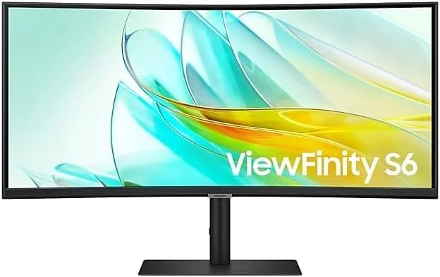 مانیتور خمیده 34 اینچی سامسونگ ViewFinity S65UC - رزولوشن 3440x1440، مدل LS34C650UAMXUE، صفحه نمایش فوق عریض، بهره وری پیشرفته، طراحی شیک - شامل وب کم HD + ماوس بی سیم + پد ماوس مانیتور خمیده 34 اینچی سامسونگ ViewFinity S65UC - رزولوشن 3440x1440، مدل LS34C650UAMXUE، صفحه نمایش فوق عریض، بهره وری پیشرفته، طراحی شیک - شامل وب کم HD + ماوس بی سیم + پد ماوس