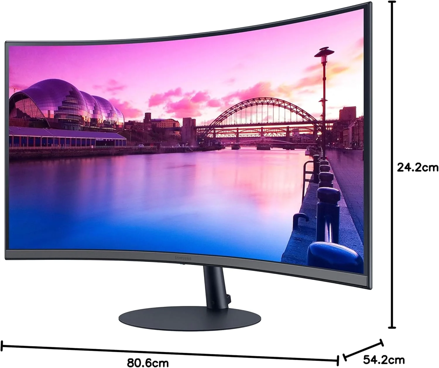 مانیتور خمیده 32 اینچ سامسونگ مدل LS32C390 با انحنای 1000R، نرخ تازه سازی 75 هرتز و زمان پاسخگویی 4 میلی ثانیه، بلندگوی داخلی، AMD FreeSync - LS32C390EAMXUE مانیتور خمیده 32 اینچ سامسونگ مدل LS32C390 با انحنای 1000R، نرخ تازه سازی 75 هرتز و زمان پاسخگویی 4 میلی ثانیه، بلندگوی داخلی، AMD FreeSync - LS32C390EAMXUE