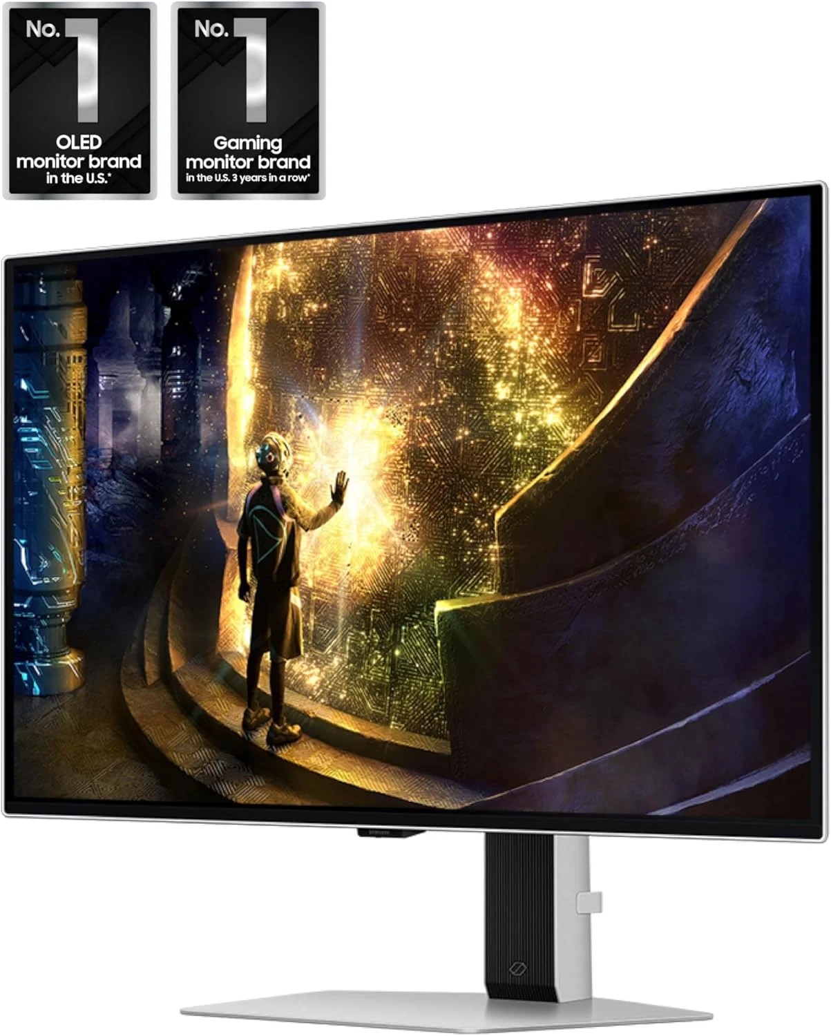 مانیتور گیمینگ 27 اینچی سامسونگ Odyssey OLED G6 (G61SD) QHD 240Hz 0.03ms FreeSync Premium Pro با طراحی فلزی شیک