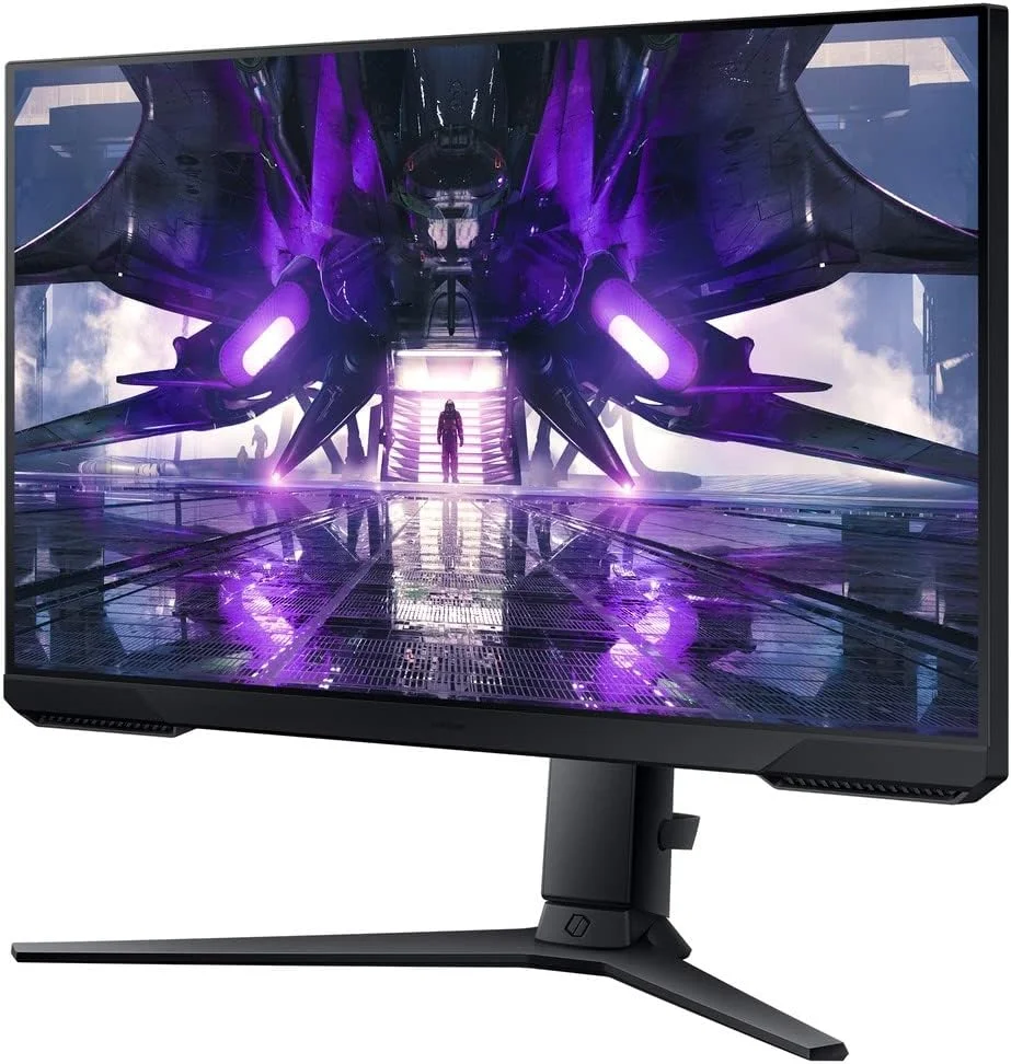 مانیتور گیمینگ 24 اینچ سامسونگ Odyssey AG320 LS24AG320NUXXU - FullHD 1080p، نرخ نوسازی 165 هرتز، زمان پاسخگویی 1 میلی‌ثانیه، رزولوشن 1920x1080، Displayport، HDMI، Freesync Premium، قابلیت تنظیم ارتفاع