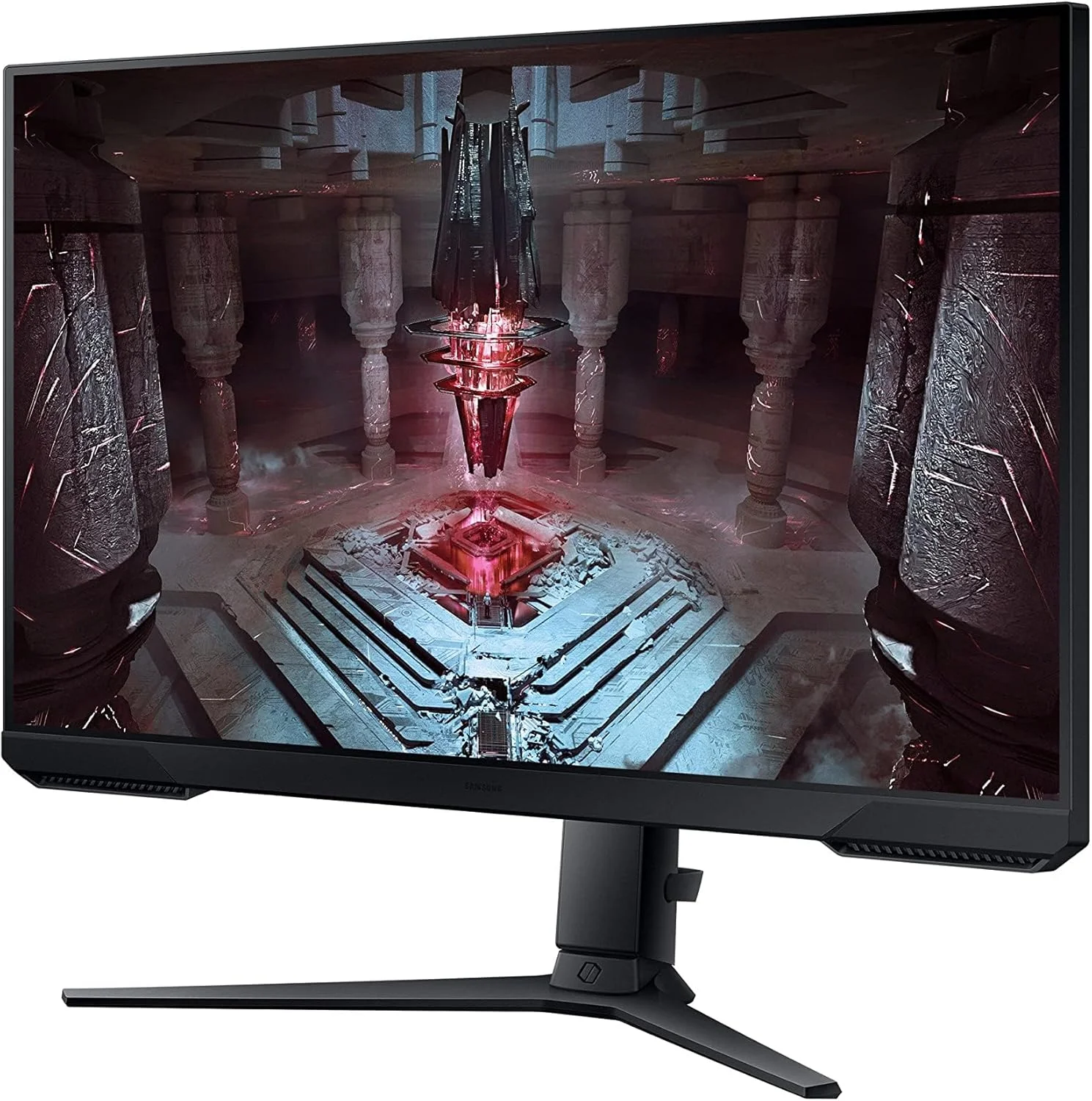 مانیتور گیمینگ 32 اینچ سامسونگ Odyssey G5 Flat QHD با زمان پاسخگویی 1 میلی‌ثانیه، نرخ تازه‌سازی 165 هرتز، HDR 10 و AMD FreeSync Premium - مدل LS32CG510، دارای DisplayPort