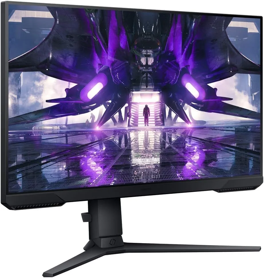 مانیتور گیمینگ 24 اینچ سامسونگ Odyssey AG320 LS24AG320NUXXU - FullHD 1080p، نرخ نوسازی 165 هرتز، زمان پاسخگویی 1 میلی‌ثانیه، رزولوشن 1920x1080، Displayport، HDMI، Freesync Premium، قابلیت تنظیم ارتفاع