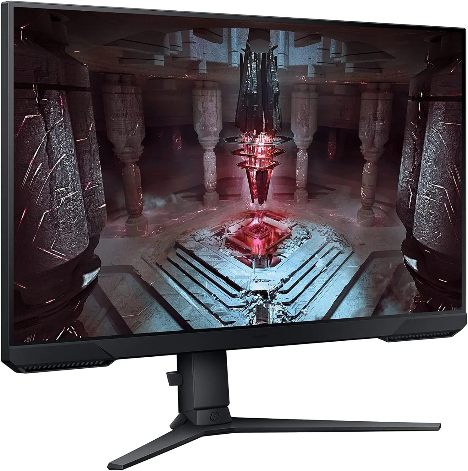 مانیتور گیمینگ 32 اینچ سامسونگ Odyssey G5 Flat QHD با زمان پاسخگویی 1 میلی‌ثانیه، نرخ تازه‌سازی 165 هرتز، HDR 10 و AMD FreeSync Premium - مدل LS32CG510، دارای DisplayPort