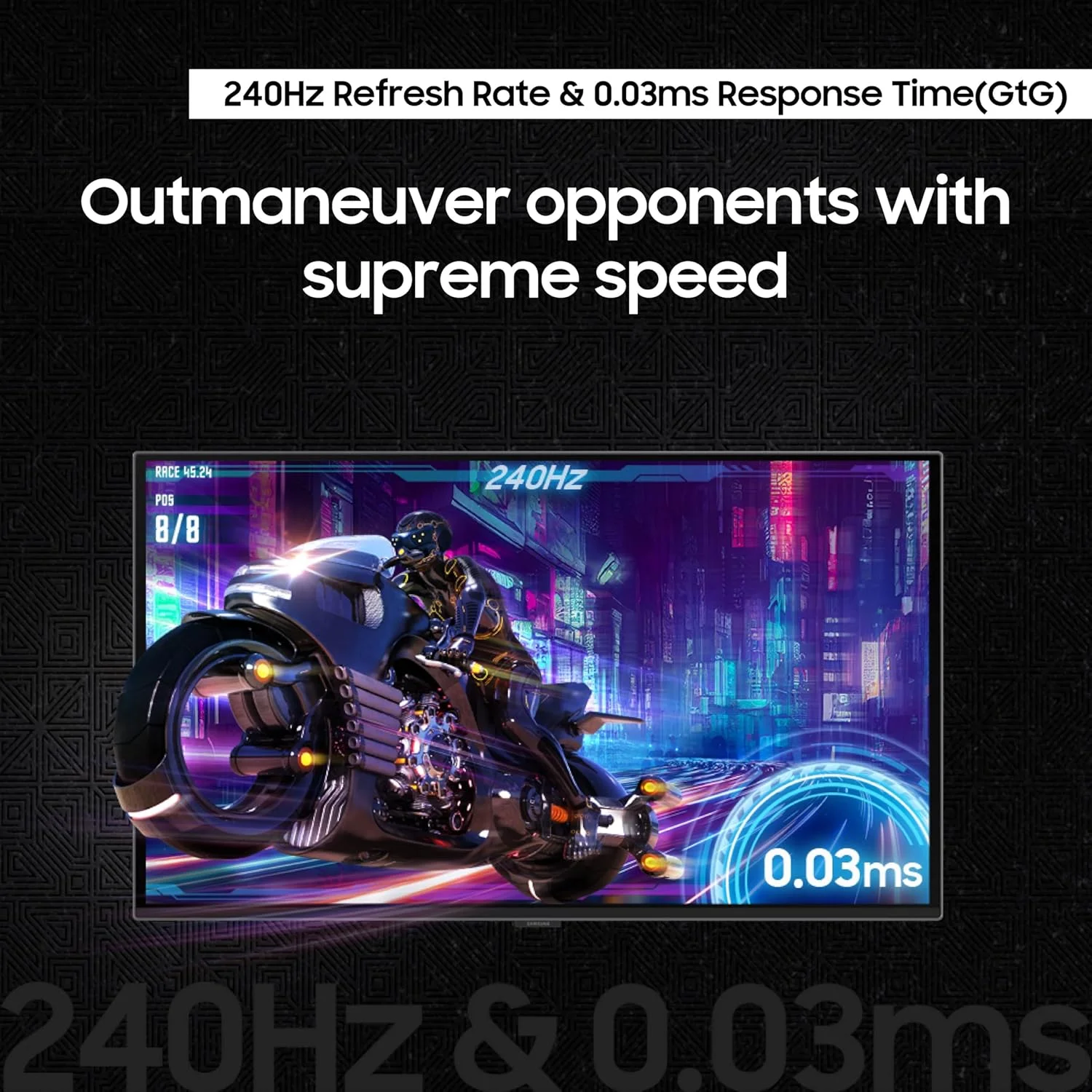 مانیتور گیمینگ 27 اینچی سامسونگ Odyssey OLED G6 (G61SD) QHD 240Hz 0.03ms FreeSync Premium Pro با طراحی فلزی شیک