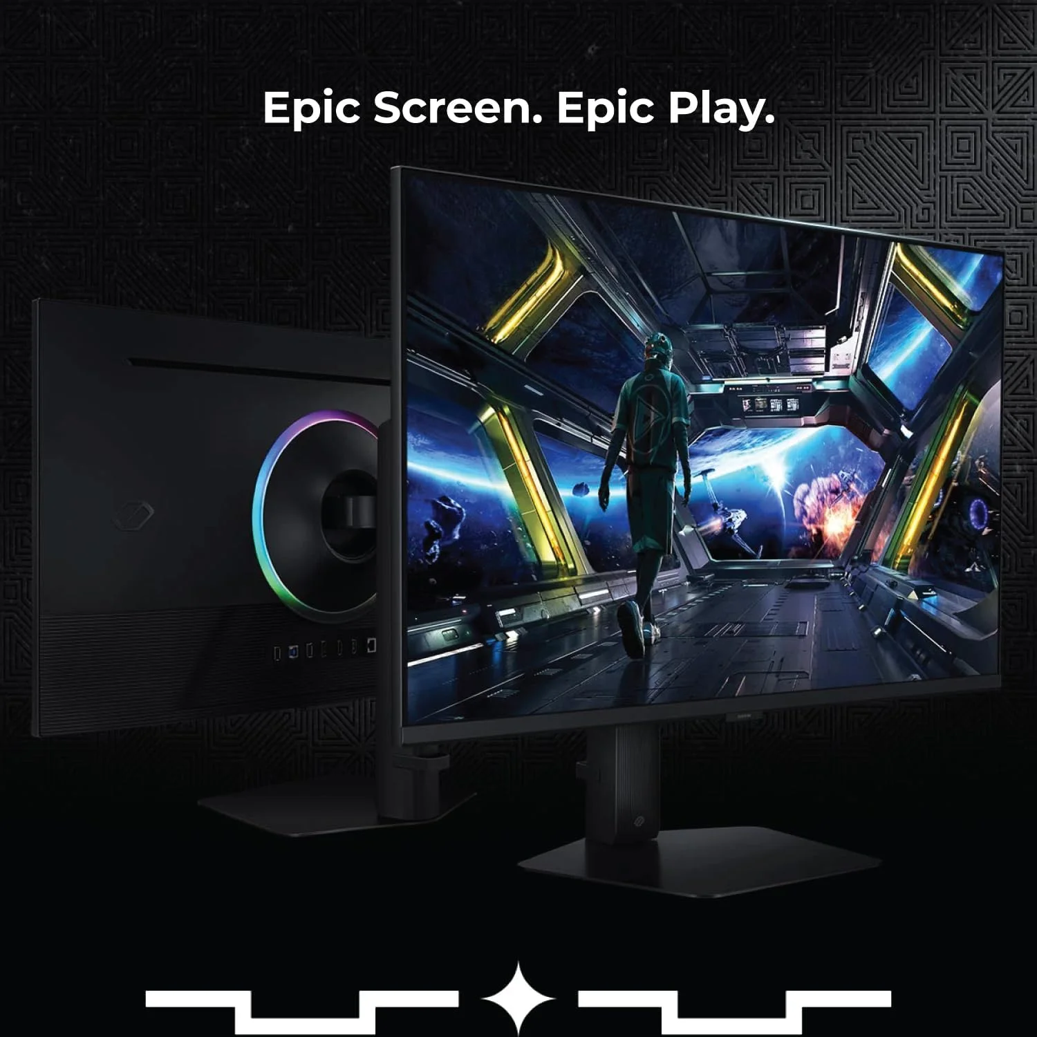 مانیتور گیمینگ 32 اینچی 4K UHD سامسونگ G7 G70D Odyssey - نرخ تازهسازی 144 هرتز، زمان پاسخگویی 1 میلیثانیه، IPS، HDR10+، NVIDIA G-SYNC & AMD FreeSync Premium Pro، محافظت از چشم، شامل هاب 7 در 1 First Wave، وبکم، ماوس و ماوسپد - LS32DG702EMXUE مانیتور گیمینگ 32 اینچی 4K UHD سامسونگ G7 G70D Odyssey - نرخ تازهسازی 144 هرتز، زمان پاسخگویی 1 میلیثانیه، IPS، HDR10+، NVIDIA G-SYNC & AMD FreeSync Premium Pro، محافظت از چشم، شامل هاب 7 در 1 First Wave، وبکم، ماوس و ماوسپد - LS32DG702EMXUE