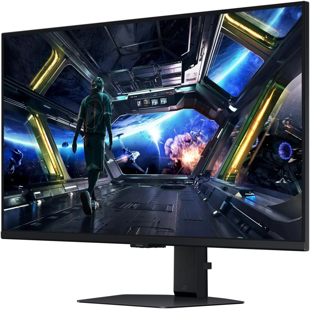 مانیتور گیمینگ 32 اینچی 4K UHD سامسونگ G7 G70D Odyssey - نرخ تازهسازی 144 هرتز، زمان پاسخگویی 1 میلیثانیه، IPS، HDR10+، NVIDIA G-SYNC & AMD FreeSync Premium Pro، محافظت از چشم، شامل هاب 7 در 1 First Wave، وبکم، ماوس و ماوسپد - LS32DG702EMXUE مانیتور گیمینگ 32 اینچی 4K UHD سامسونگ G7 G70D Odyssey - نرخ تازهسازی 144 هرتز، زمان پاسخگویی 1 میلیثانیه، IPS، HDR10+، NVIDIA G-SYNC & AMD FreeSync Premium Pro، محافظت از چشم، شامل هاب 7 در 1 First Wave، وبکم، ماوس و ماوسپد - LS32DG702EMXUE
