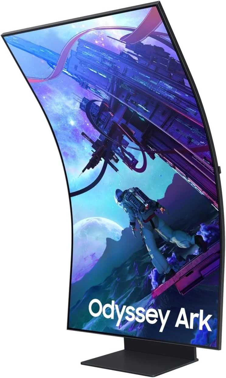 مانیتور گیمینگ 55 اینچ سامسونگ Odyssey Ark نسل دوم G97NC با انحنای 1000R، حالت Multi View با 4 ورودی، حالت Cockpit، نرخ نوسازی 165 هرتز، زمان پاسخگویی 1 میلی ثانیه GTG، HDR 10+ - مدل LS55CG97WNMXUE مانیتور گیمینگ 55 اینچ سامسونگ Odyssey Ark نسل دوم G97NC با انحنای 1000R، حالت Multi View با 4 ورودی، حالت Cockpit، نرخ نوسازی 165 هرتز، زمان پاسخگویی 1 میلی ثانیه GTG، HDR 10+ - مدل LS55CG97WNMXUE