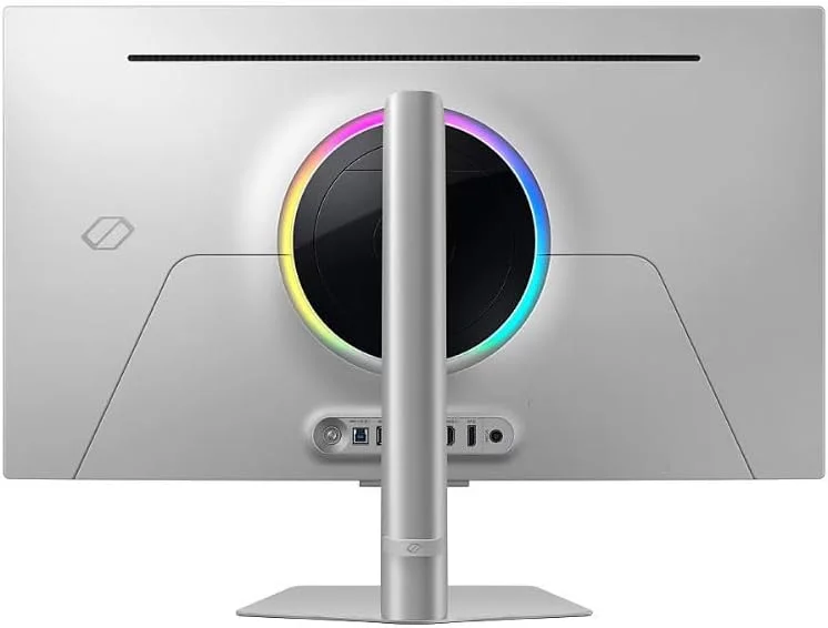 مانیتور گیمینگ OLED سامسونگ Odyssey G80SD، 32 اینچ، ارتقاء کیفیت تصویر 4K با هوش مصنوعی، صفحه نمایش UHD، 3840 x 2160، 240 هرتز، زمان پاسخگویی 0.03 میلی‌ثانیه (G/G)، Nvidia G-Sync و AMD FreeSync Premium Pro، LS32DG800SUXEN