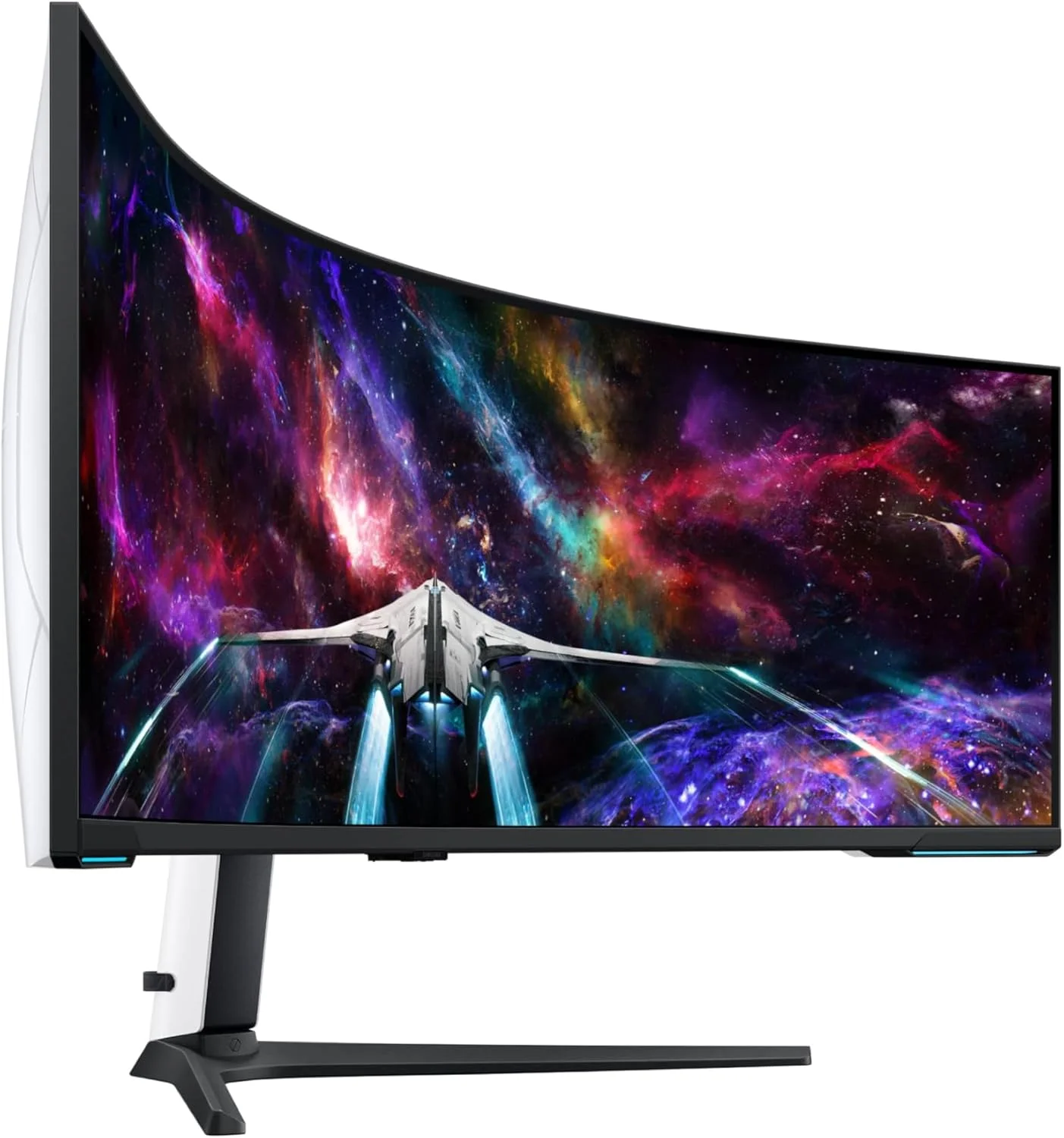مانیتور گیمینگ خمیده 57 اینچی سامسونگ Odyssey Neo G9 Series Dual 4K UHD 1000R، نرخ نوسازی 240 هرتز، زمان پاسخگویی 1 میلیثانیه با DisplayPort 2.1، Quantum Mini-LED، DisplayHDR 1000، AMD FreeSync Premium Pro، LS57CG952NNXZA، 2023 مانیتور گیمینگ خمیده 57 اینچی سامسونگ Odyssey Neo G9 Series Dual 4K UHD 1000R، نرخ نوسازی 240 هرتز، زمان پاسخگویی 1 میلیثانیه با DisplayPort 2.1، Quantum Mini-LED، DisplayHDR 1000، AMD FreeSync Premium Pro، LS57CG952NNXZA، 2023