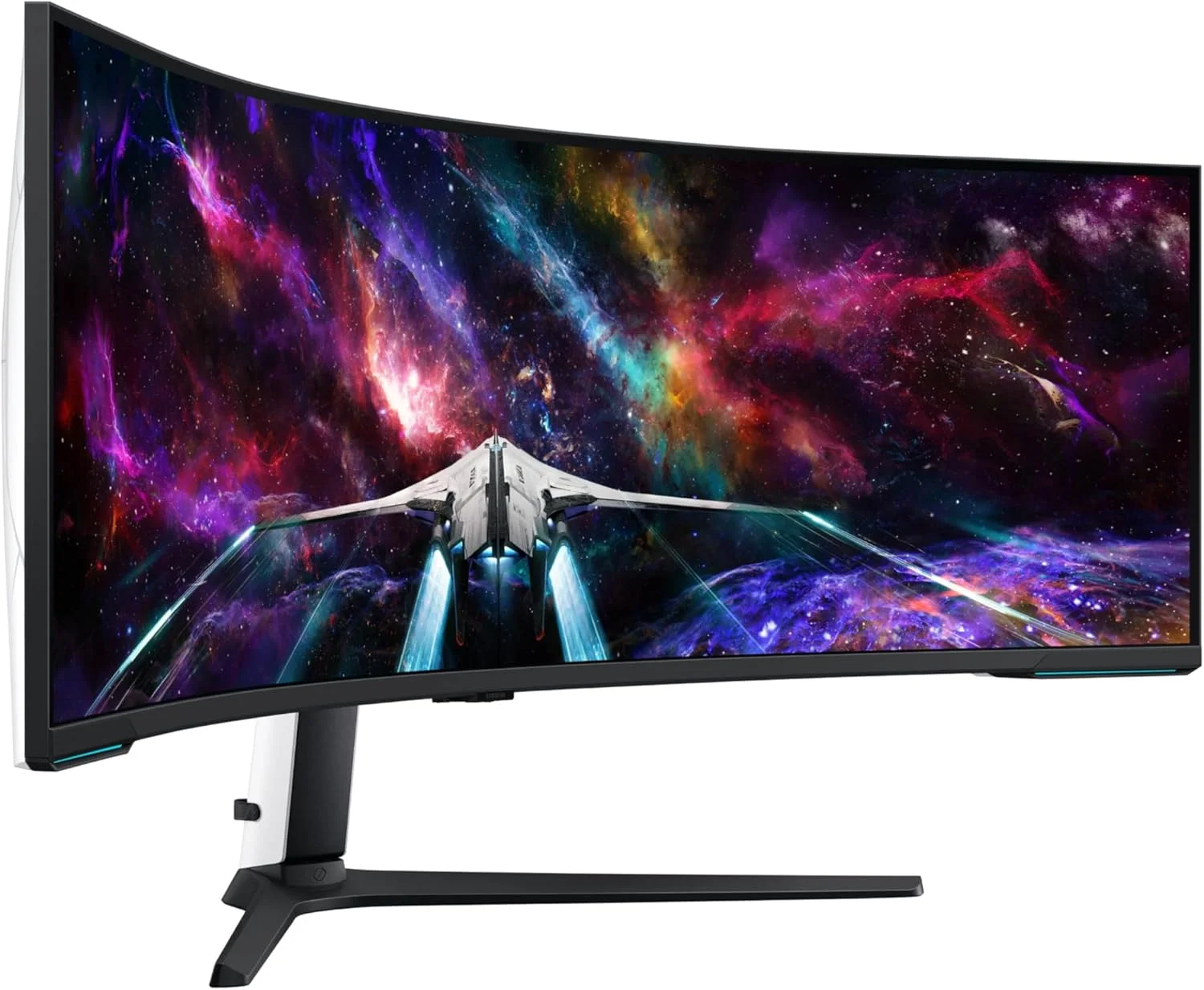 مانیتور گیمینگ خمیده 57 اینچی سامسونگ Odyssey Neo G9 Series Dual 4K UHD 1000R، نرخ نوسازی 240 هرتز، زمان پاسخگویی 1 میلیثانیه با DisplayPort 2.1، Quantum Mini-LED، DisplayHDR 1000، AMD FreeSync Premium Pro، LS57CG952NNXZA، 2023 مانیتور گیمینگ خمیده 57 اینچی سامسونگ Odyssey Neo G9 Series Dual 4K UHD 1000R، نرخ نوسازی 240 هرتز، زمان پاسخگویی 1 میلیثانیه با DisplayPort 2.1، Quantum Mini-LED، DisplayHDR 1000، AMD FreeSync Premium Pro، LS57CG952NNXZA، 2023