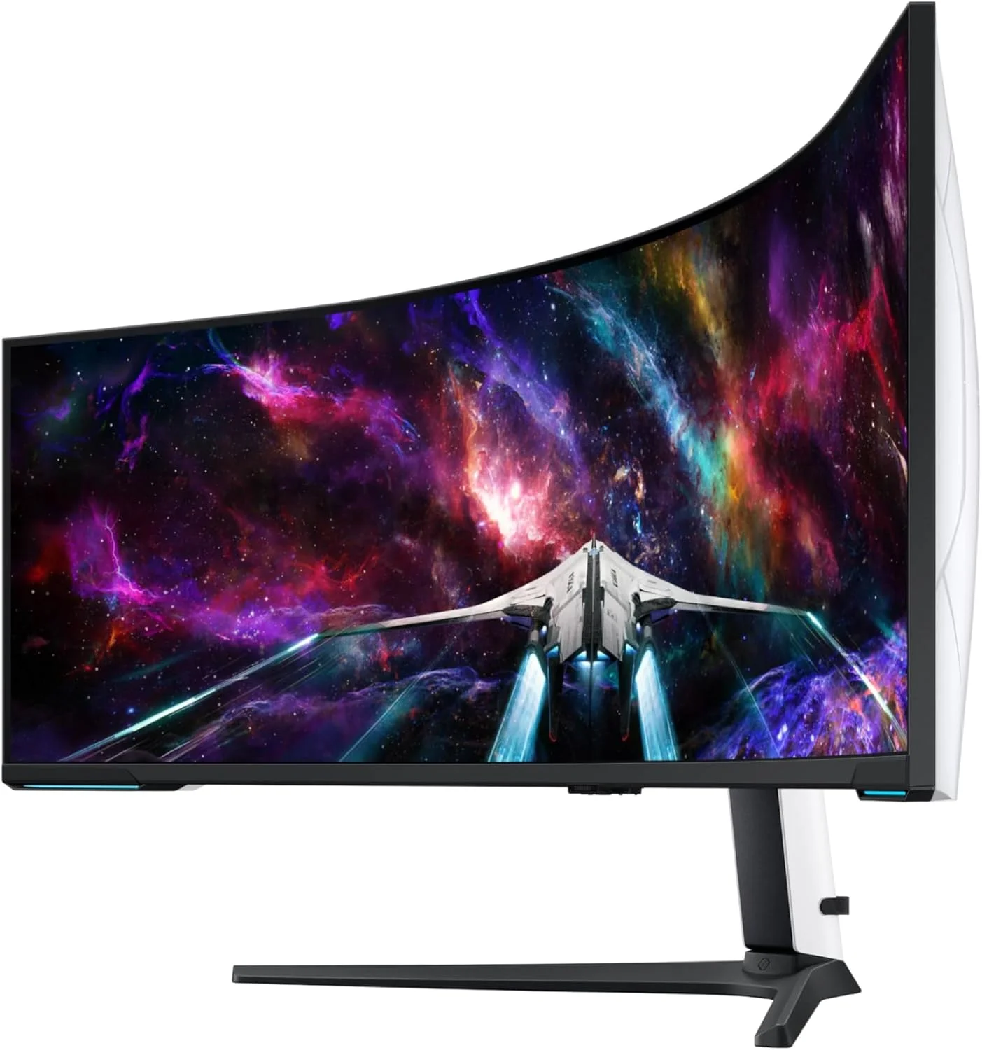 مانیتور گیمینگ خمیده 57 اینچی سامسونگ Odyssey Neo G9 Series Dual 4K UHD 1000R، نرخ نوسازی 240 هرتز، زمان پاسخگویی 1 میلیثانیه با DisplayPort 2.1، Quantum Mini-LED، DisplayHDR 1000، AMD FreeSync Premium Pro، LS57CG952NNXZA، 2023 مانیتور گیمینگ خمیده 57 اینچی سامسونگ Odyssey Neo G9 Series Dual 4K UHD 1000R، نرخ نوسازی 240 هرتز، زمان پاسخگویی 1 میلیثانیه با DisplayPort 2.1، Quantum Mini-LED، DisplayHDR 1000، AMD FreeSync Premium Pro، LS57CG952NNXZA، 2023