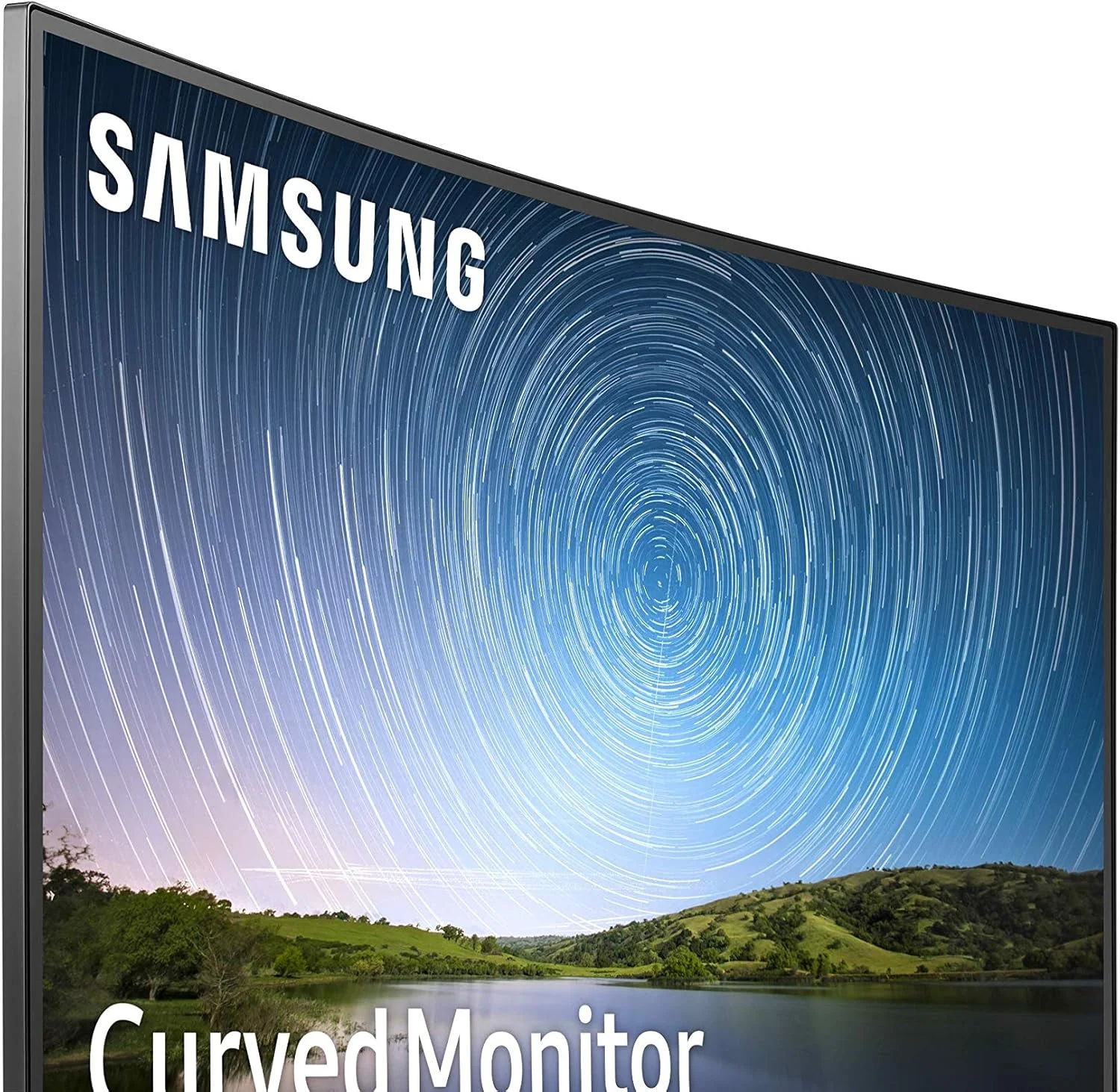 مانیتور خمیده 32 اینچی سامسونگ مدل LC32R500FHRXXU با کیفیت FullHD 1080p - رزولوشن 1920x1080، دارای پورت HDMI و VGA (تجدید شده)