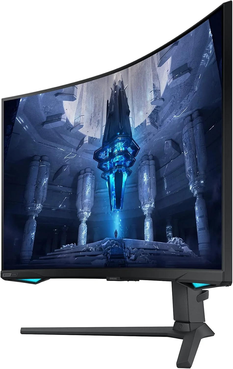 مانیتور گیمینگ خمیده 32 اینچی سامسونگ Odyssey Neo G7 4K UHD 165Hz 1ms G-Sync 1000R، Quantum HDR2000، AMD FreeSync Premium Pro، نمای فوق عریض بازی، DisplayPort، HDMI، پایه قابل تنظیم ارتفاع، مشکی، 2022 مانیتور گیمینگ خمیده 32 اینچی سامسونگ Odyssey Neo G7 4K UHD 165Hz 1ms G-Sync 1000R، Quantum HDR2000، AMD FreeSync Premium Pro، نمای فوق عریض بازی، DisplayPort، HDMI، پایه قابل تنظیم ارتفاع، مشکی، 2022