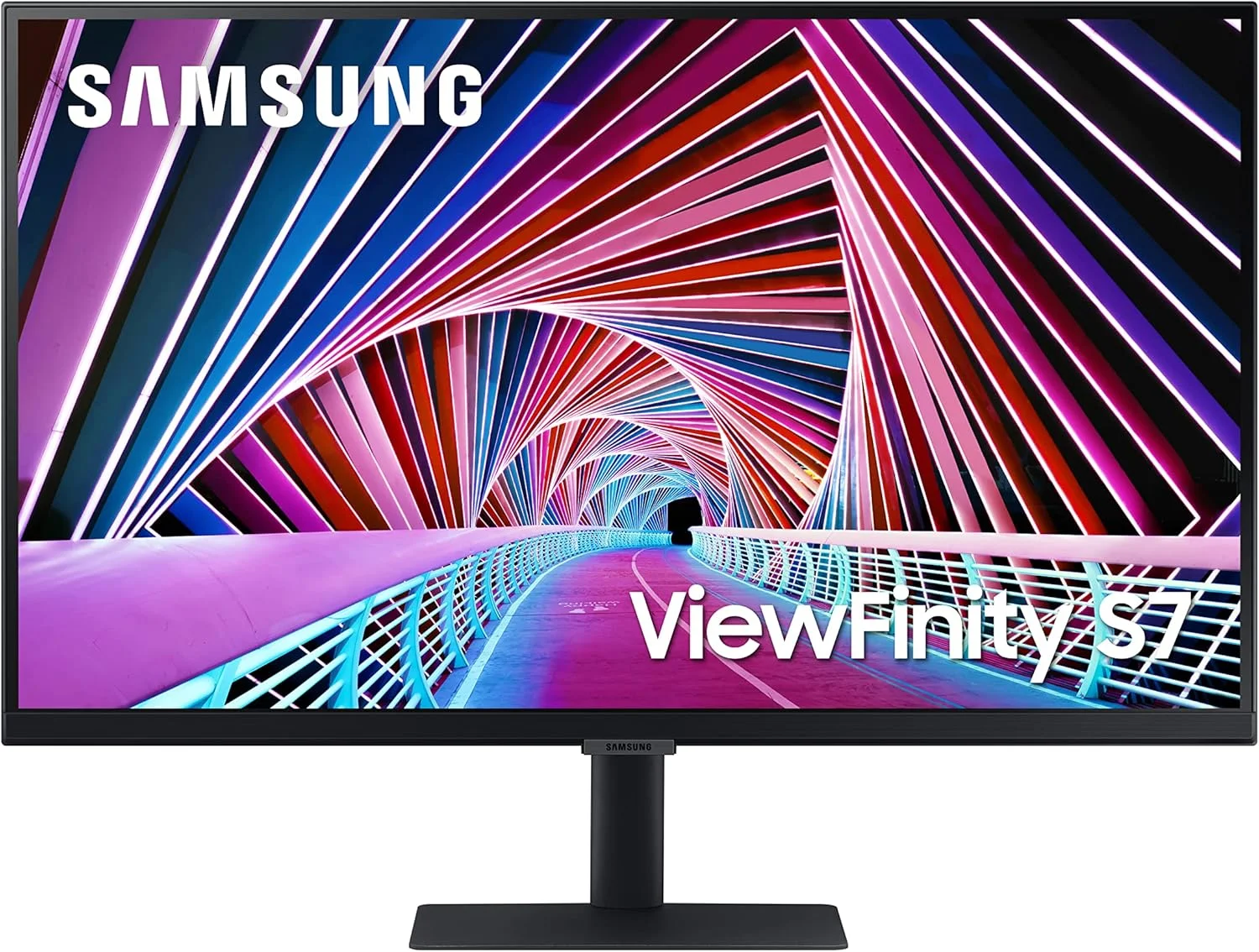 مانیتور 27 اینچ سامسونگ LS27A700NWPXXU 4K - 3840x2160، HDMI، USB، Displayport