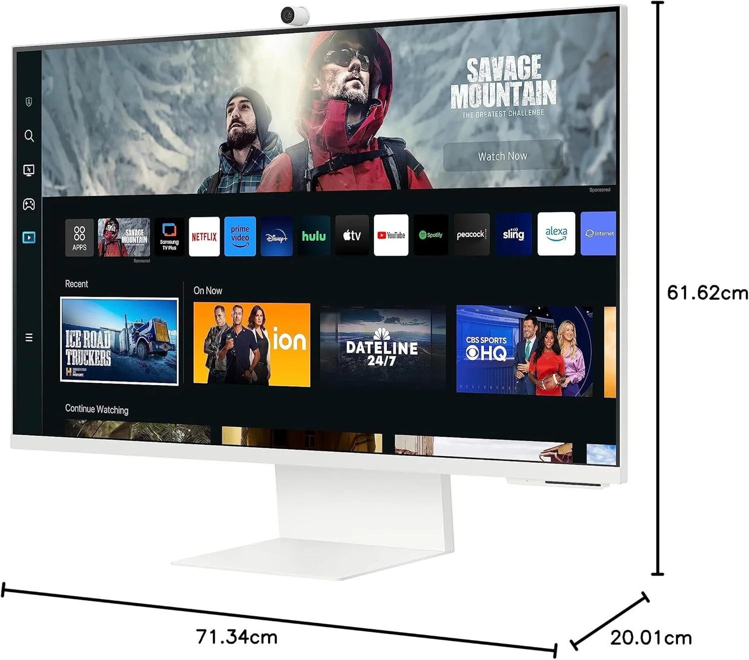 مانیتور تخت 32 اینچ سامسونگ، هوشمند M8، دوربین، کنترل از راه دور، 3840 x 2160، 60 هرتز (LS32CM801ULXZX) مانیتور تخت 32 اینچ سامسونگ، هوشمند M8، دوربین، کنترل از راه دور، 3840 x 2160، 60 هرتز (LS32CM801ULXZX)