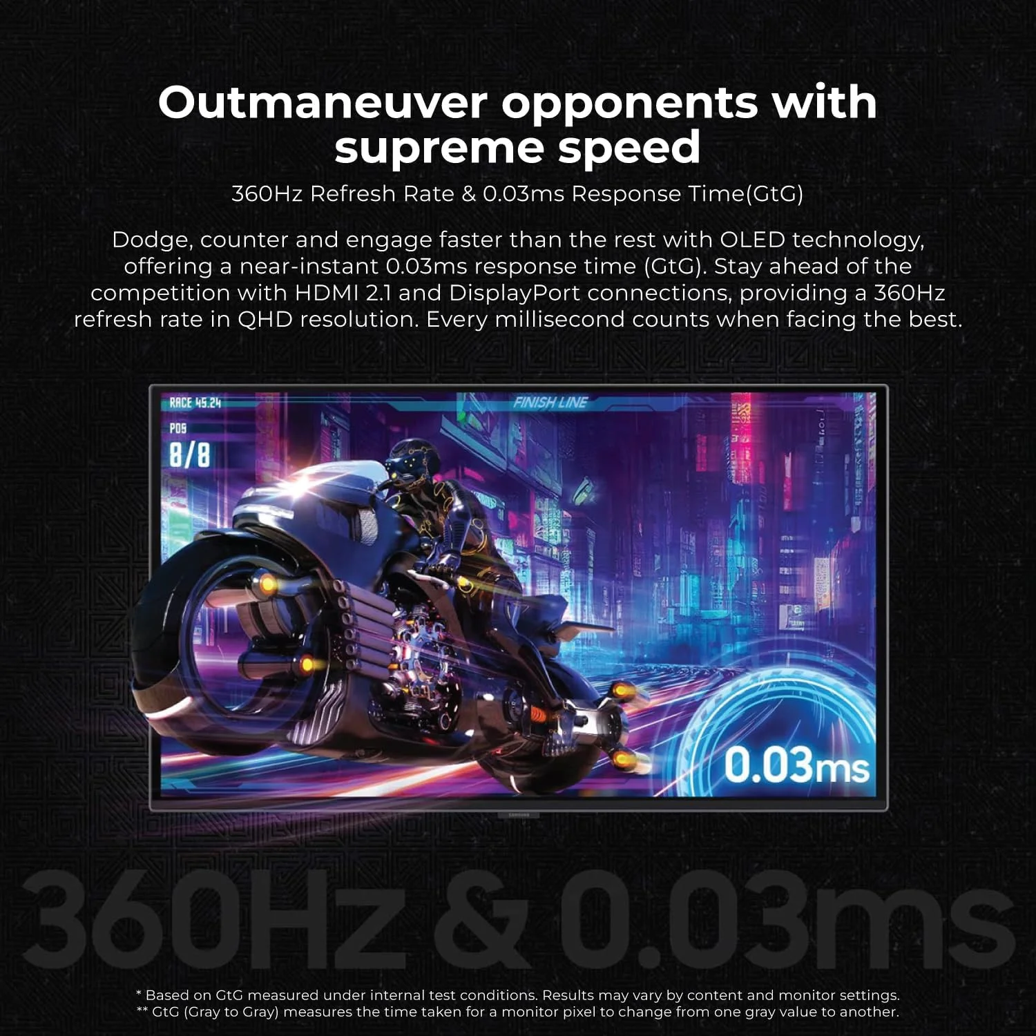مانیتور گیمینگ 27 اینچی سامسونگ Odyssey OLED G6 QHD 360Hz - OLED، 0.03ms، FreeSync Premium - همراه با پایه مانیتور 1st Wave™، پایه هدست، وب کم، ماوس و ماوس پد - LS27DG602SMXUE