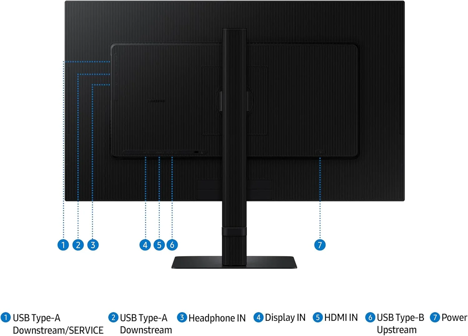 مانیتور 32 اینچی سامسونگ LS32D800EAUXXU Ultra HD IPS - 4K UHD، 3840x2160، 60 هرتز، HDR10، قابلیت تنظیم ارتفاع