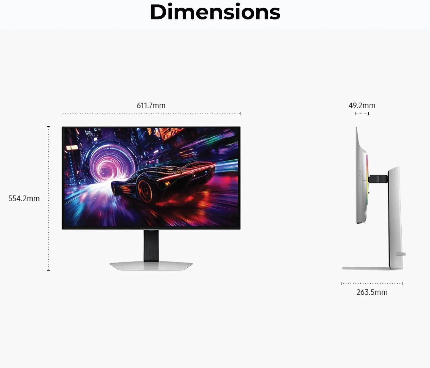 مانیتور گیمینگ سامسونگ Odyssey OLED G8 27 اینچ UHD 4K 240Hz 0.03ms - OLED، AMD FreeSync، DisplayHDR True Black - همراه با پایه مانیتور 1st Wave™، پایه هدست، وب کم، ماوس و ماوس پد - LS27FG810SMXUE مانیتور گیمینگ سامسونگ Odyssey OLED G8 27 اینچ UHD 4K 240Hz 0.03ms - OLED، AMD FreeSync، DisplayHDR True Black - همراه با پایه مانیتور 1st Wave™، پایه هدست، وب کم، ماوس و ماوس پد - LS27FG810SMXUE