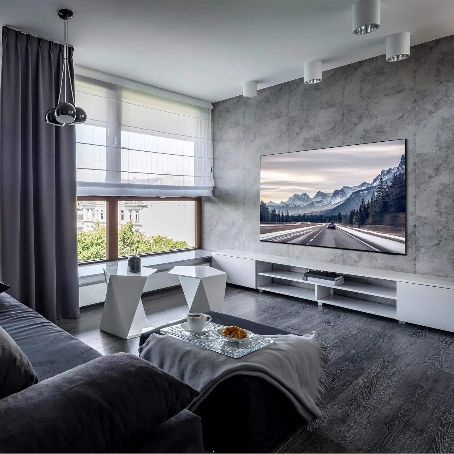 تلویزیون 65 اینچ OLED سامسونگ، مدل S95D، 4K، پردازنده NQ4 AI Gen2، ضد انعکاس OLED، HDR Pro، Samsung TV Plus، تلویزیون هوشمند Tizen، QA65S95DAUXZN (نسخه 2024 - امارات)
