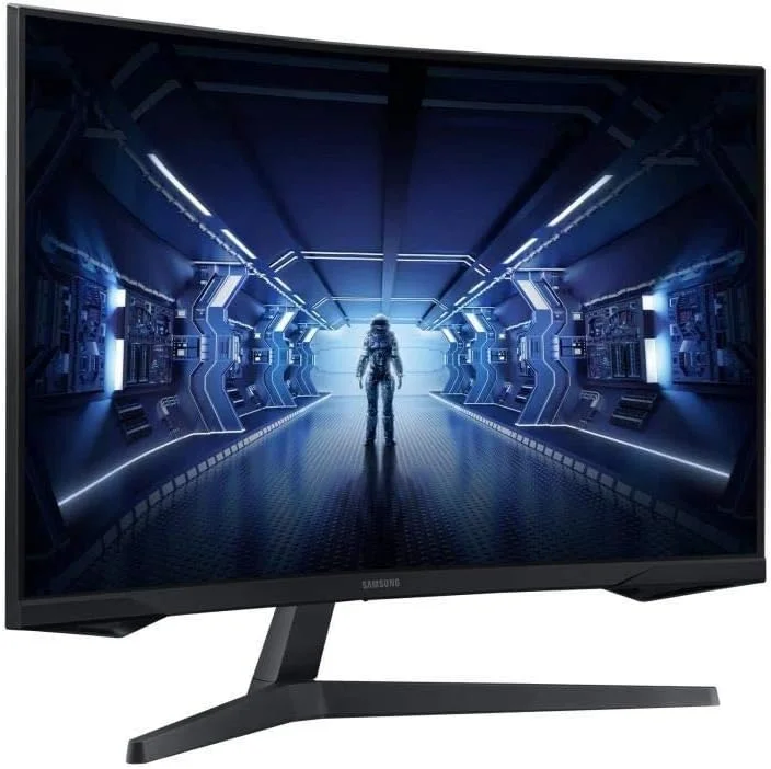 مانیتور خمیده 32 اینچ سامسونگ مدل Odyssey G5 C32G55TQWR با رزولوشن 2560x1440، روشنایی 250cd/m2، نسبت کنتراست 2500:1 و نرخ تازه‌سازی 144 هرتز