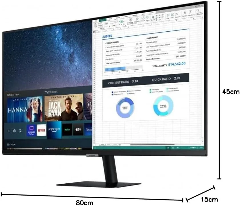 مانیتور سامسونگ M5 - سایز 27 اینچ - مشکی مانیتور سامسونگ M5 - سایز 27 اینچ - مشکی
