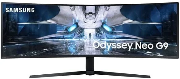 مانیتور QLED خمیده 49 اینچی سامسونگ Odyssey Neo G9 S49AG950NU 4K DCI 2160p (LS49AG950NUXEN) (بازسازی شده) مانیتور QLED خمیده 49 اینچی سامسونگ Odyssey Neo G9 S49AG950NU 4K DCI 2160p (LS49AG950NUXEN) (بازسازی شده)