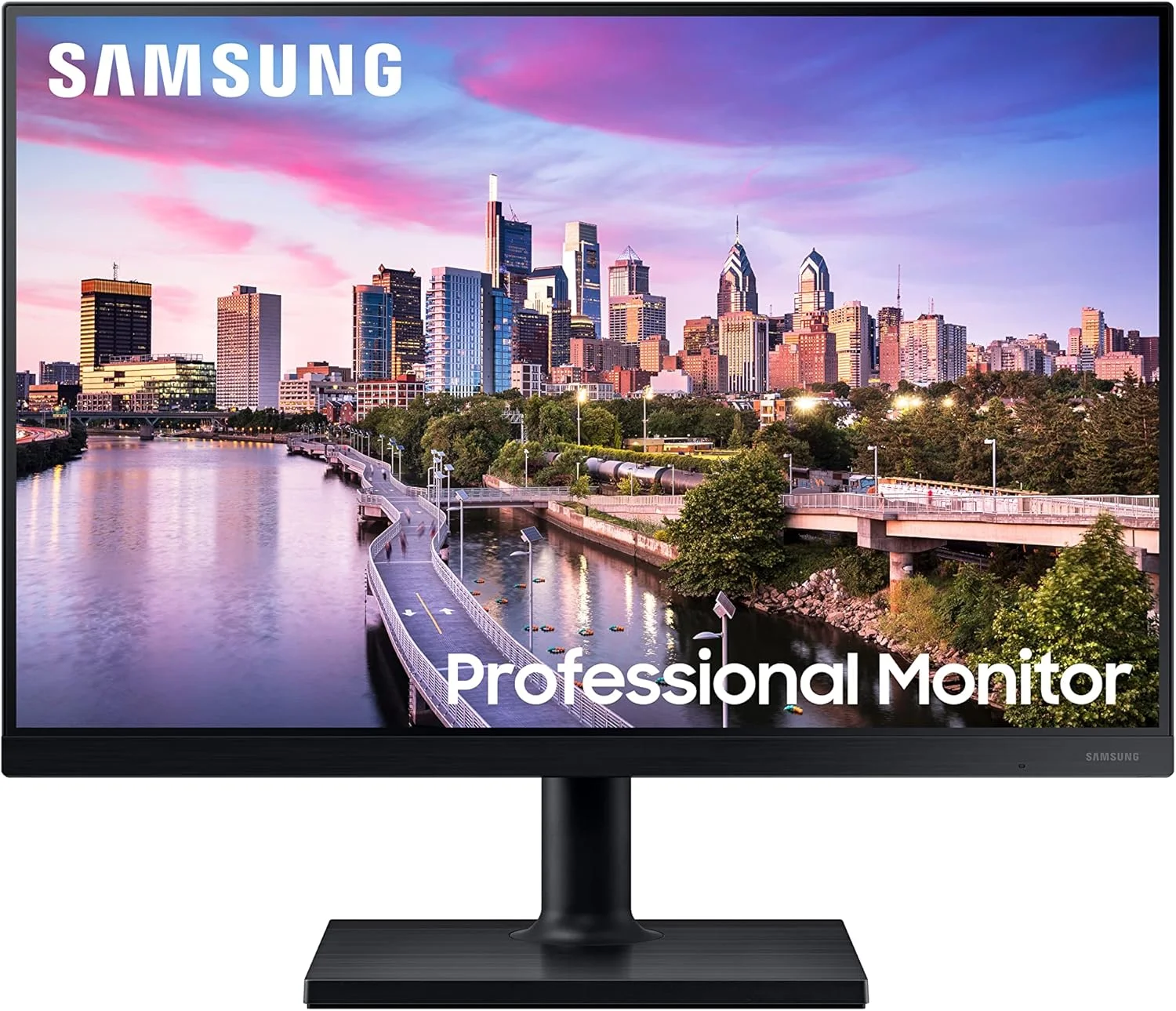 مانیتور 24 اینچی سامسونگ پنل IPS با نرخ تازه سازی 75 هرتز و پورت HDMI