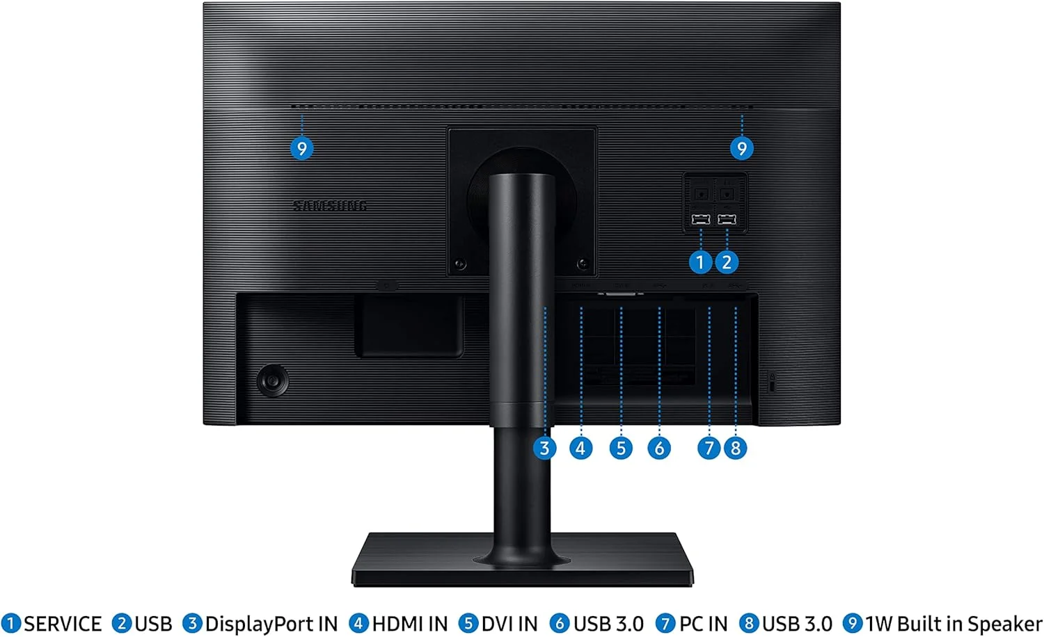 مانیتور 24 اینچی سامسونگ پنل IPS با نرخ تازه سازی 75 هرتز و پورت HDMI مانیتور 24 اینچی سامسونگ پنل IPS با نرخ تازه سازی 75 هرتز و پورت HDMI