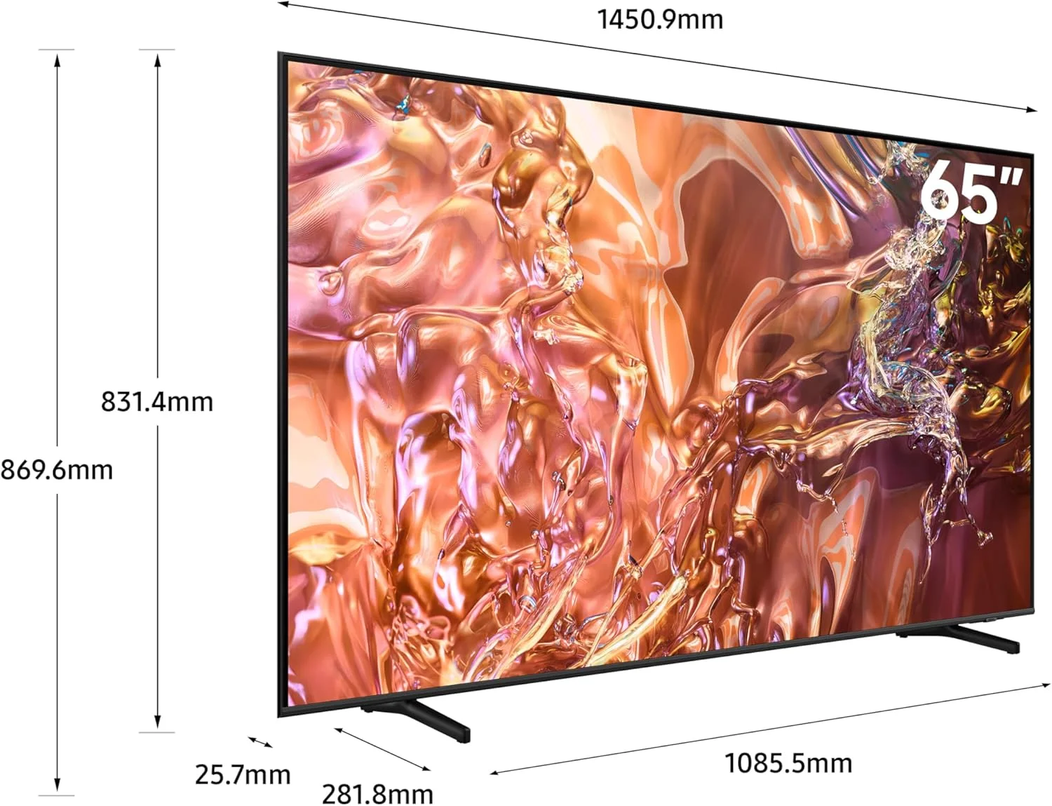 تلویزیون 65 اینچ QLED سامسونگ، QE1D، 4K، حجم رنگ 100% با Quantum Dot، ارتقاء کیفیت 4K، Samsung TV Plus، Quantum HDR، تلویزیون هوشمند Tizen، QA65QE1DAUXZN (نسخه امارات متحده عربی 2024) تلویزیون 65 اینچ QLED سامسونگ، QE1D، 4K، حجم رنگ 100% با Quantum Dot، ارتقاء کیفیت 4K، Samsung TV Plus، Quantum HDR، تلویزیون هوشمند Tizen، QA65QE1DAUXZN (نسخه امارات متحده عربی 2024)
