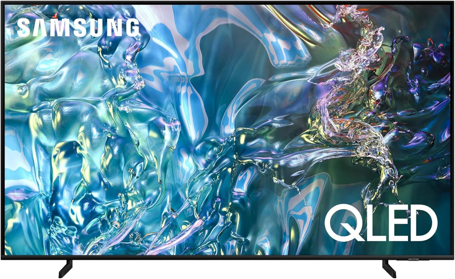 تلویزیون 75 اینچ سامسونگ QLED، مدل Q60D، 4K، حجم رنگ 100% با Quantum Dot، ارتقاء کیفیت تصویر 4K، Samsung TV Plus، طراحی AirSlim، تلویزیون هوشمند Tizen، مدل QA75Q60DAUXZN (نسخه امارات متحده عربی 2024)