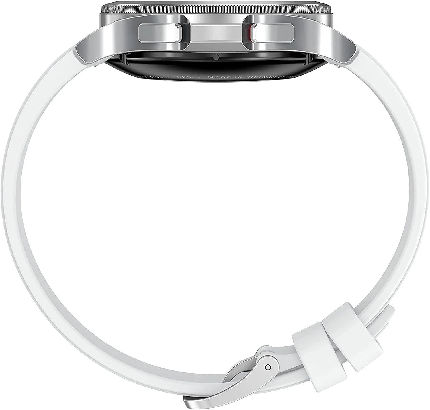 ساعت هوشمند سامسونگ Galaxy Watch 4 Classic 42mm با قابلیت ردیابی نوار قلب (ECG) برای سلامتی، تناسب اندام، دویدن، چرخه خواب، تشخیص سقوط GPS، بلوتوث، نسخه ایالات متحده، نقره ای