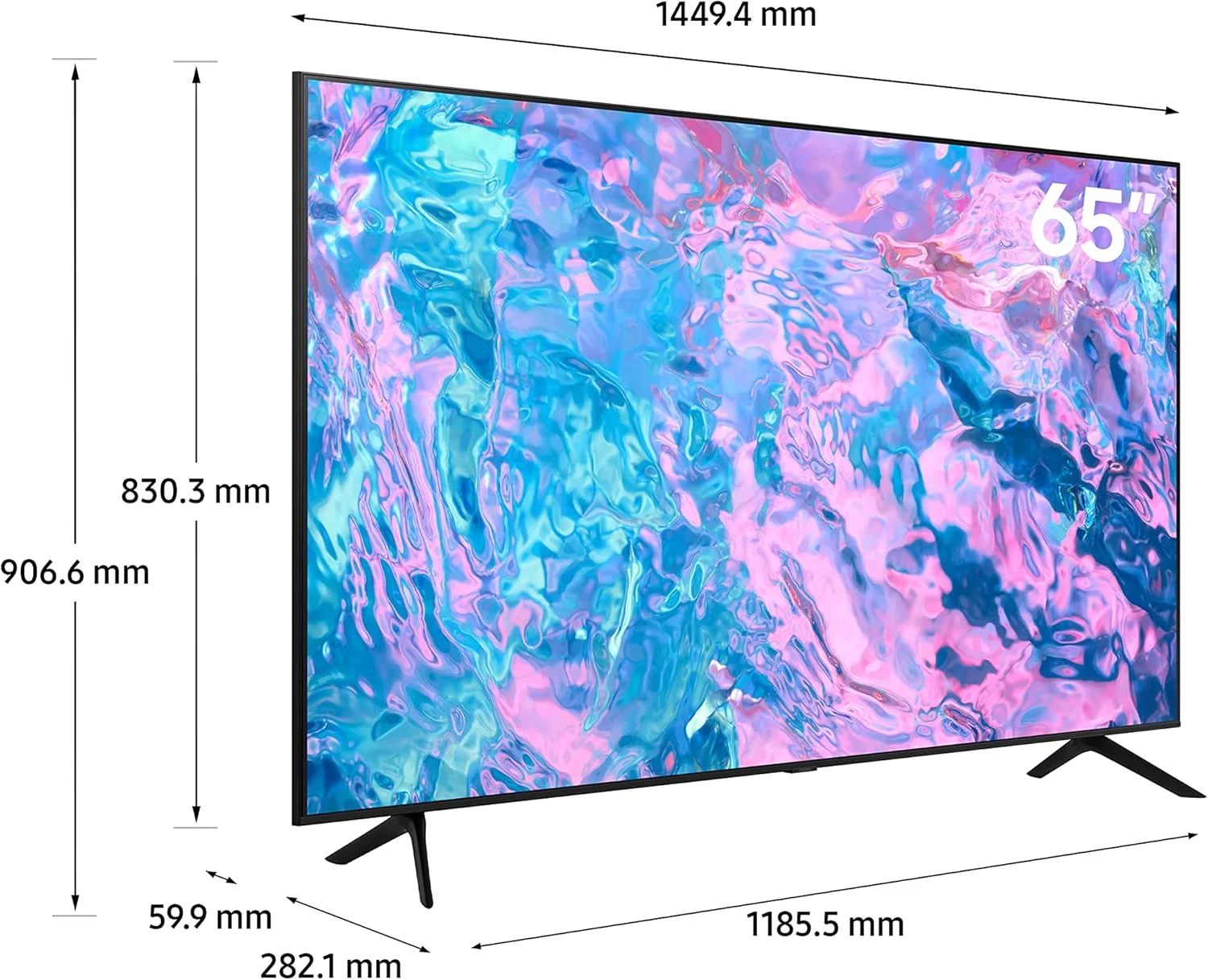تلویزیون 65 اینچ سامسونگ 4K LED HDR Crystal UHD مدل UA65CU7000UXZN با پردازنده کریستال - 1 سال گارانتی (مدل 2023 - نسخه امارات) تلویزیون 65 اینچ سامسونگ 4K LED HDR Crystal UHD مدل UA65CU7000UXZN با پردازنده کریستال - 1 سال گارانتی (مدل 2023 - نسخه امارات)