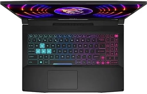 لپ تاپ گیمینگ MSI KATANA 15 B13VEK، صفحه نمایش 15.6 اینچی FHD 144Hz IPS، پردازنده Intel Core i7-13620H، رم 16 گیگابایتی، SSD 1 ترابایتی، کارت گرافیک 6 گیگابایتی NVIDIA RTX-4050، کیبورد RGB انگلیسی، ویندوز 11 هوم، مشکی | 9S7-158571-2418