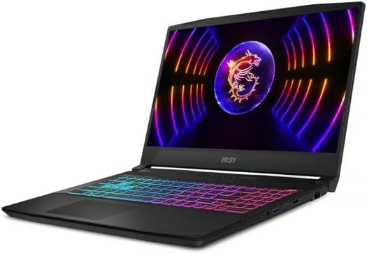 لپ تاپ گیمینگ MSI KATANA 15 B13VEK، صفحه نمایش 15.6 اینچی FHD 144Hz IPS، پردازنده Intel Core i7-13620H، رم 16 گیگابایتی، SSD 1 ترابایتی، کارت گرافیک 6 گیگابایتی NVIDIA RTX-4050، کیبورد RGB انگلیسی، ویندوز 11 هوم، مشکی | 9S7-158571-2418