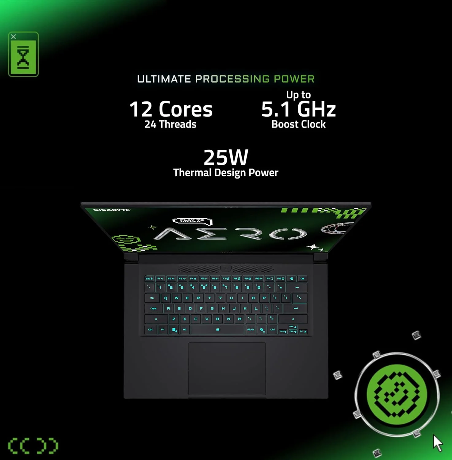 GIGABYTE AERO X16; Copilot+ PC - 165Hz 2560x1600 WQXGA - NVIDIA GeForce RTX 5070 - AMD Ryzen AI 9 HX 370 - 1 ترابایت SSD با 32 گیگابایت رم DDR5 - ویندوز 11 هوم - خاکستری فضایی AERO X16 2WHA3USC64AH GIGABYTE AERO X16; Copilot+ PC - 165Hz 2560x1600 WQXGA - NVIDIA GeForce RTX 5070 - AMD Ryzen AI 9 HX 370 - 1 ترابایت SSD با 32 گیگابایت رم DDR5 - ویندوز 11 هوم - خاکستری فضایی AERO X16 2WHA3USC64AH