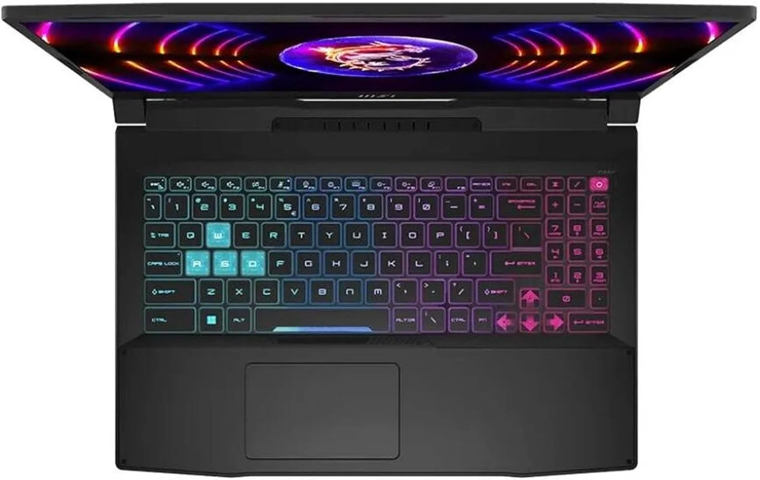 لپ تاپ گیمینگ MSI Katana 15، صفحه نمایش 15.6 اینچی FHD 144 هرتز، پردازنده Intel Core i7-14650HX، رم 16 گیگابایتی DDR5، حافظه SSD 512 گیگابایتی، کارت گرافیک NVIDIA GeForce RTX 5070 8GB GDDR7، کیبورد RGB، مشکی