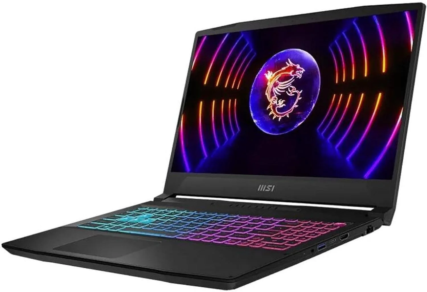 لپ تاپ گیمینگ MSI Katana 15، صفحه نمایش 15.6 اینچی FHD 144 هرتز، پردازنده Intel Core i7-14650HX، رم 16 گیگابایتی DDR5، حافظه SSD 512 گیگابایتی، کارت گرافیک NVIDIA GeForce RTX 5070 8GB GDDR7، کیبورد RGB، مشکی