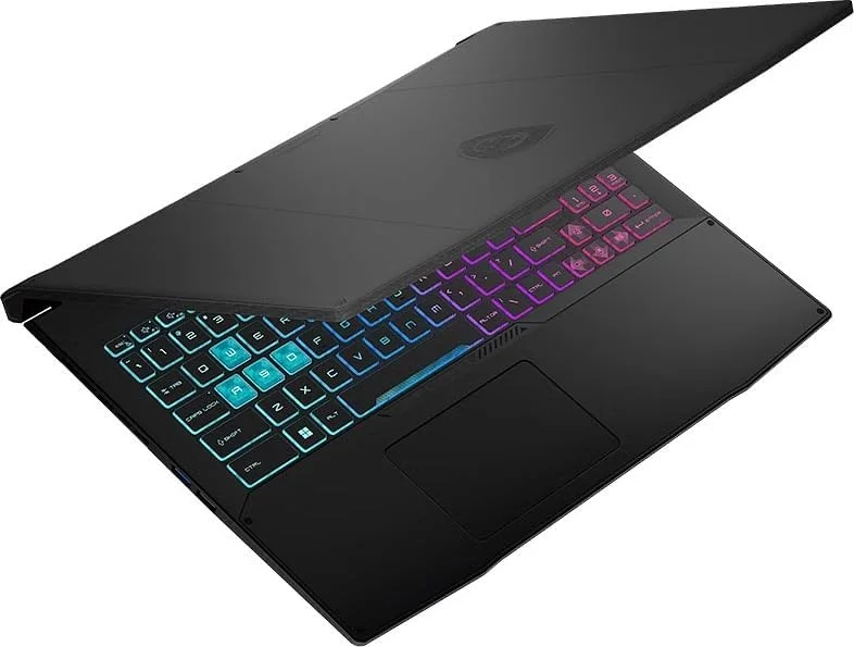 لپ تاپ گیمینگ MSI KATANA 15 B13VEK، صفحه نمایش 15.6 اینچی FHD 144Hz IPS، پردازنده Intel Core i7-13620H، رم 16 گیگابایتی، SSD 1 ترابایتی، کارت گرافیک 6 گیگابایتی NVIDIA RTX-4050، کیبورد RGB انگلیسی، ویندوز 11 هوم، مشکی | 9S7-158571-2418