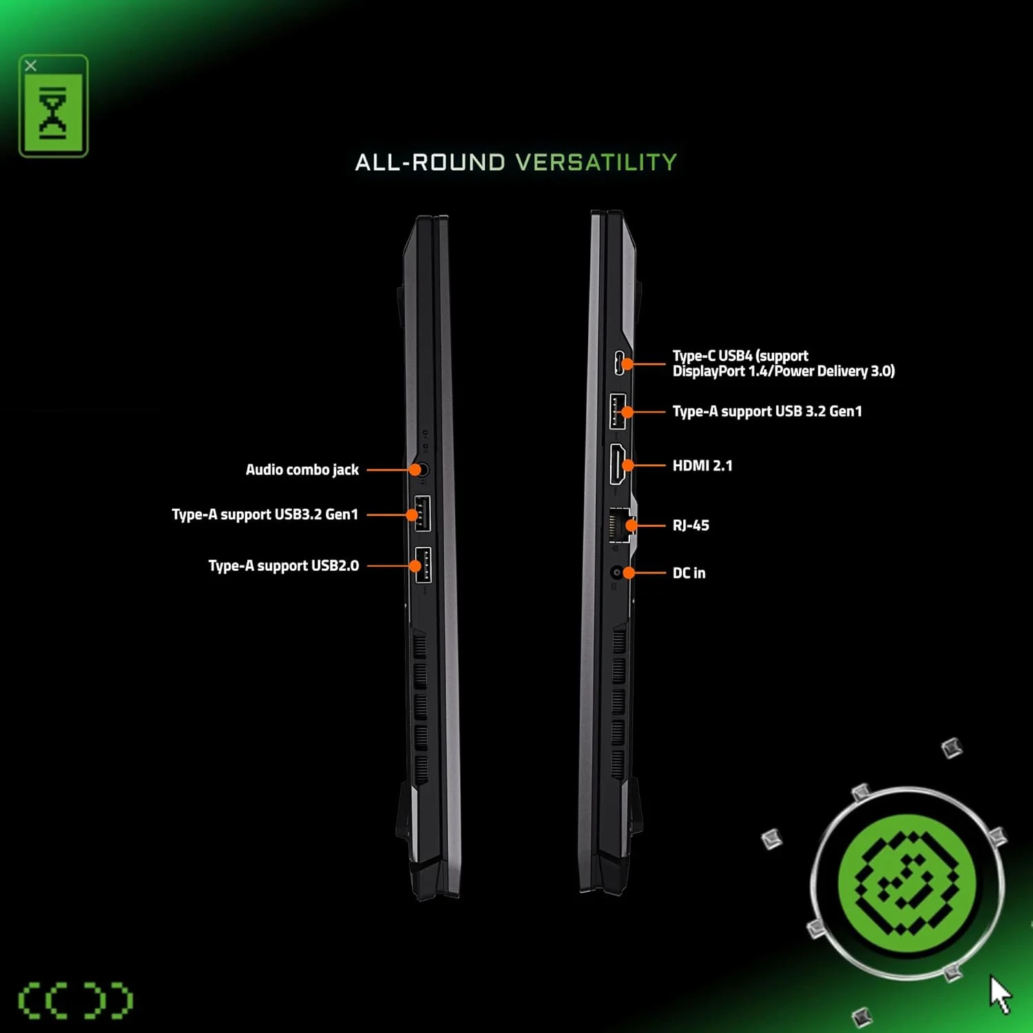 GIGABYTE AERO X16; Copilot+ PC - 165Hz 2560x1600 WQXGA - NVIDIA GeForce RTX 5070 - AMD Ryzen AI 9 HX 370 - 1 ترابایت SSD با 32 گیگابایت رم DDR5 - ویندوز 11 هوم - خاکستری فضایی AERO X16 2WHA3USC64AH GIGABYTE AERO X16; Copilot+ PC - 165Hz 2560x1600 WQXGA - NVIDIA GeForce RTX 5070 - AMD Ryzen AI 9 HX 370 - 1 ترابایت SSD با 32 گیگابایت رم DDR5 - ویندوز 11 هوم - خاکستری فضایی AERO X16 2WHA3USC64AH