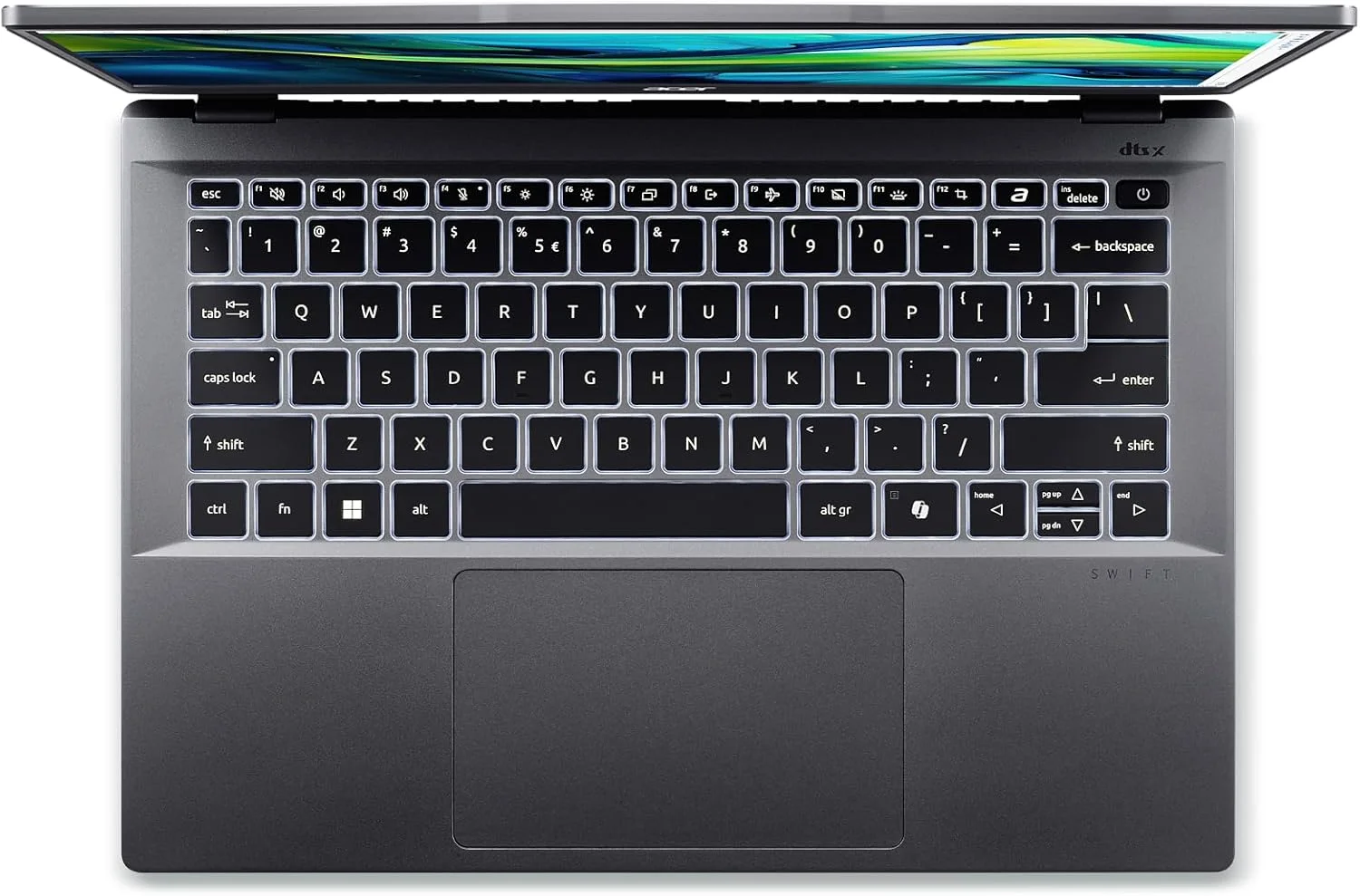 لپ تاپ Acer Swift Go 14 | صفحه نمایش لمسی 14 اینچی 1920x1200 | باز کردن قفل تجربه های هوش مصنوعی | پردازنده هشت هسته ای AMD Ryzen 7 8845HS با قابلیت Ryzen AI | 16 گیگابایت LPDDR5X | 1 ترابایت PCIe Gen 4 SSD | SFG14-63T-R1F4