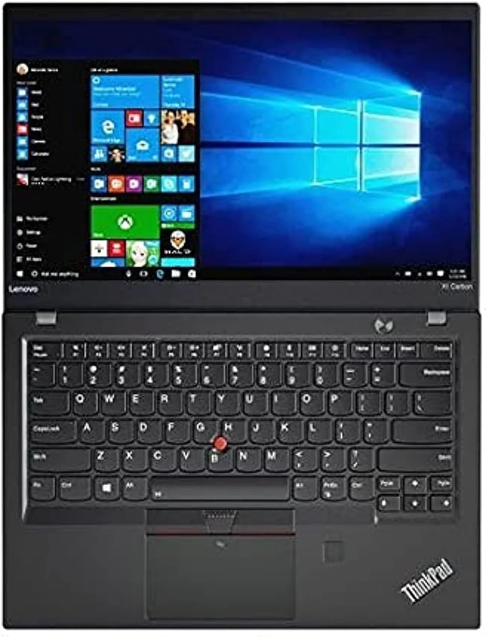لپ تاپ فوق سبک لنوو ThinkPad X1 Carbon (بازسازی شده)، پردازنده Intel Core i5-4300U، رم 8 گیگابایتی DDR3L، هارد 256 گیگابایتی SSD-M.2، صفحه نمایش 14 اینچی Full HD، ویندوز 10 پرو