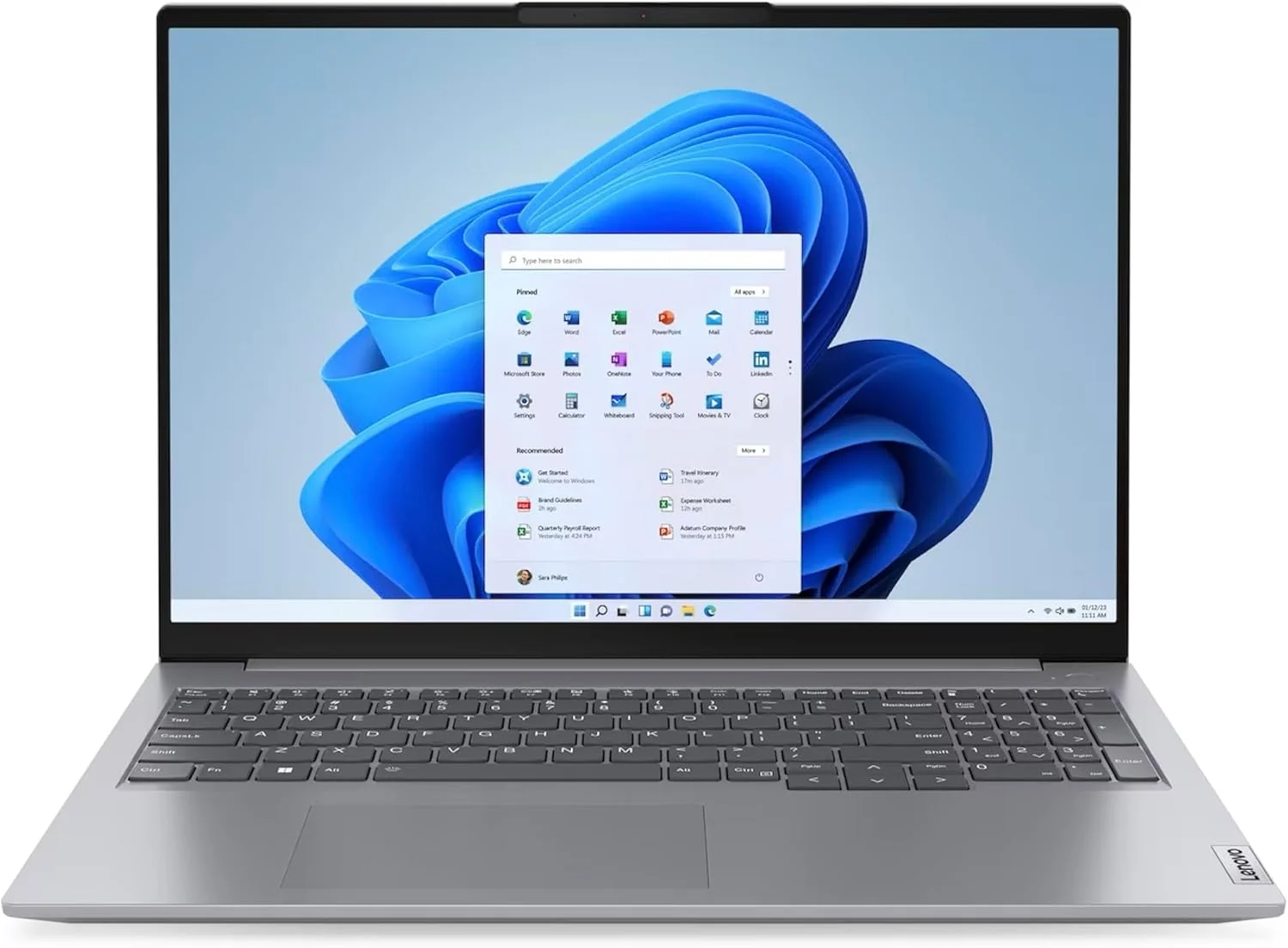 لپ تاپ لنوو ThinkBook 16 G6 | Ryzen 5 7430U | صفحه نمایش 16 اینچی WUXGA IPS | رم 16 گیگابایتی | SSD 1 ترابایتی | گرافیک Radeon | حسگر اثر انگشت | کیبورد با نور پس زمینه | ویندوز 11 پرو | خاکستری قطبی (ارتقا یافته)